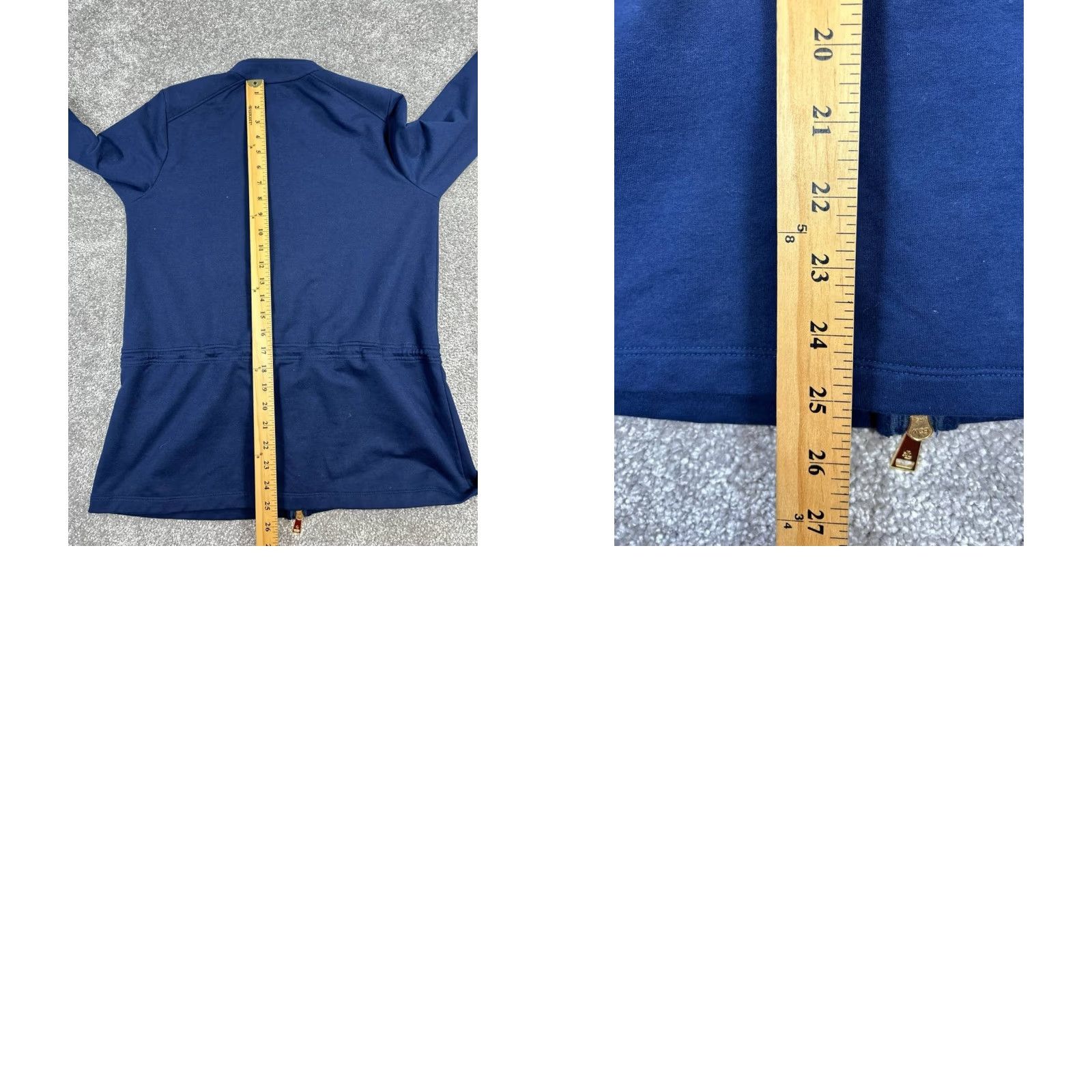Ralph Lauren Lauren Ralph Lauren Jacket Womens Small Blue Cotton Blend Full Zip Size S / US 4 / IT 40 - 9 Thumbnail