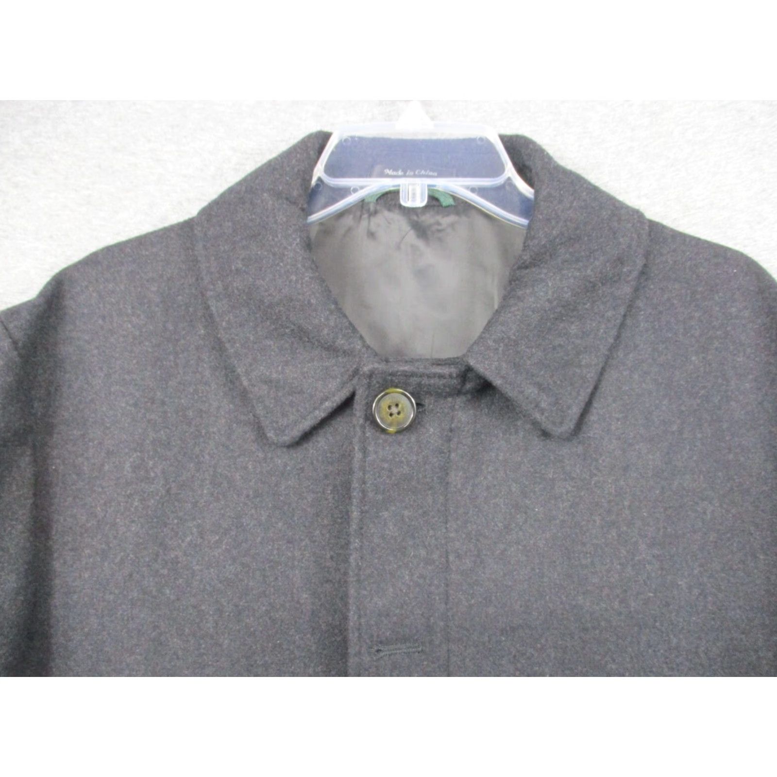 Ralph Lauren Lauren Ralph Lauren Jacket Coat Women's Large Wool Blend Pea Coat Gray Long Sleeve Regular Regular Size L Size L / US 10 / IT 46 - 2 Thumbnail