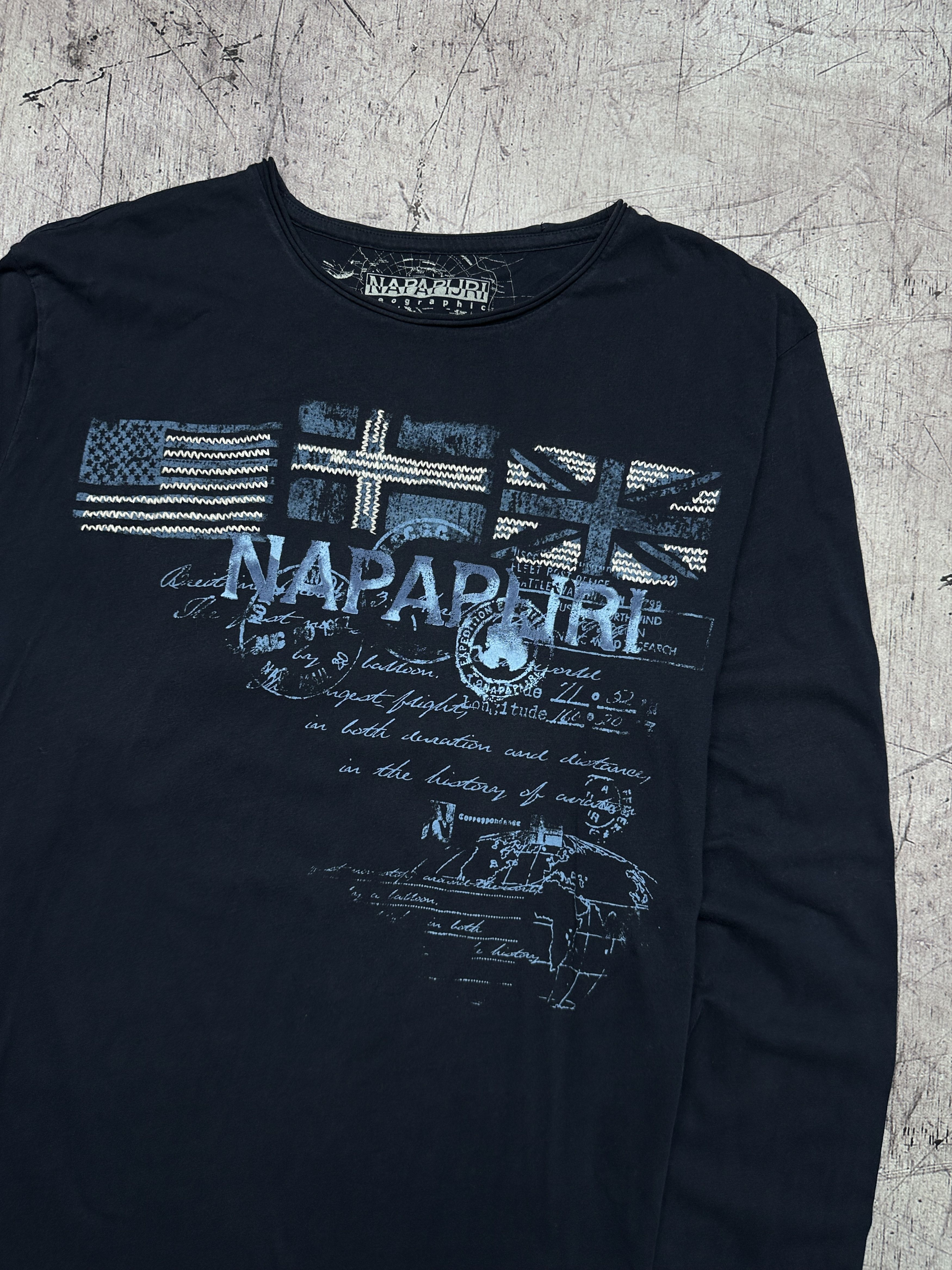 Napapijri Napapijri Vintage Mens Long Sleeve T-Shirt Size US XXL / EU 58 / 5 - 2 Thumbnail