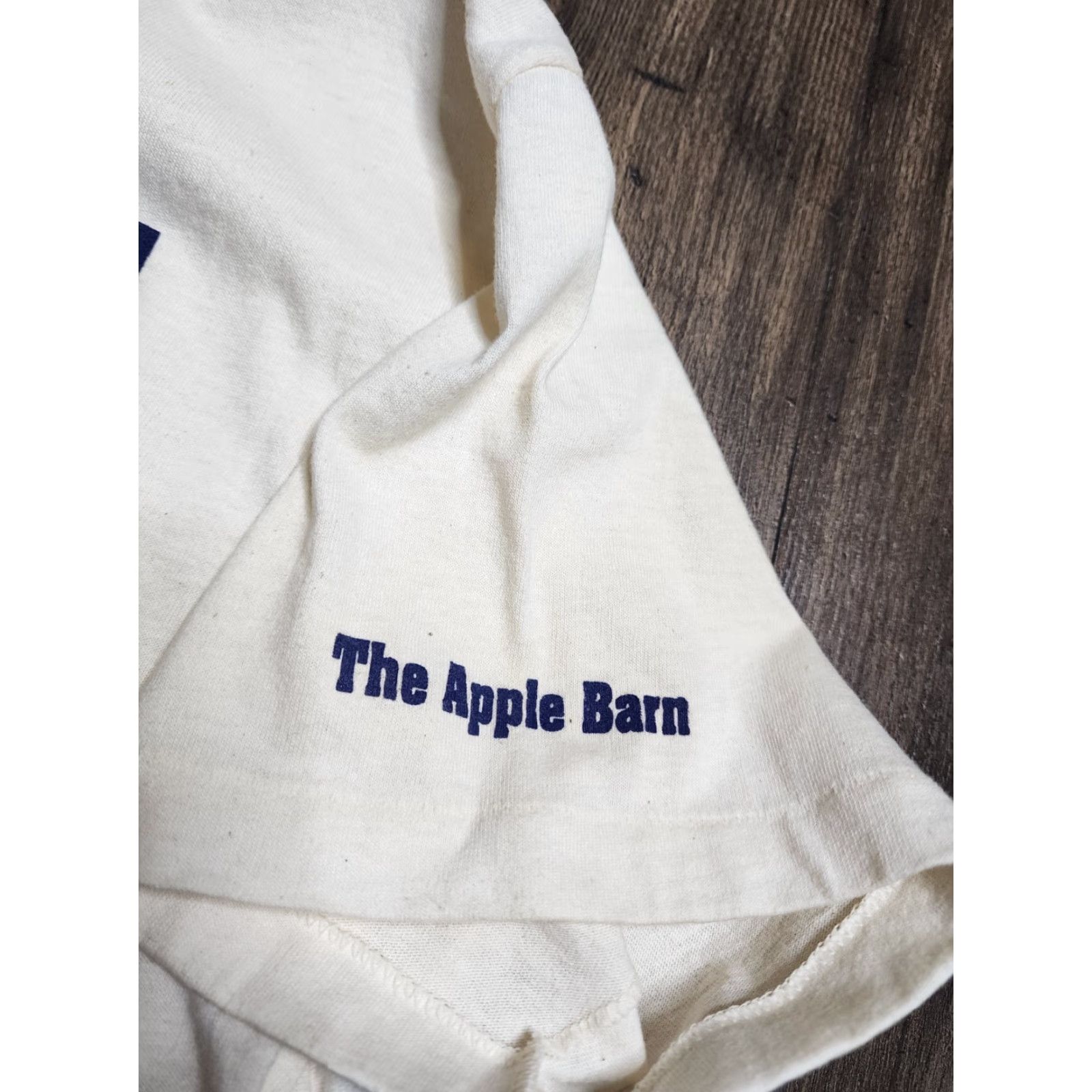 Hanes VINTAGE Hanes Men's Large Ivory Apple Plaid T-Shirt 80s 90s Country Charm Embroidered Size US L / EU 52-54 / 3 - 3 Thumbnail