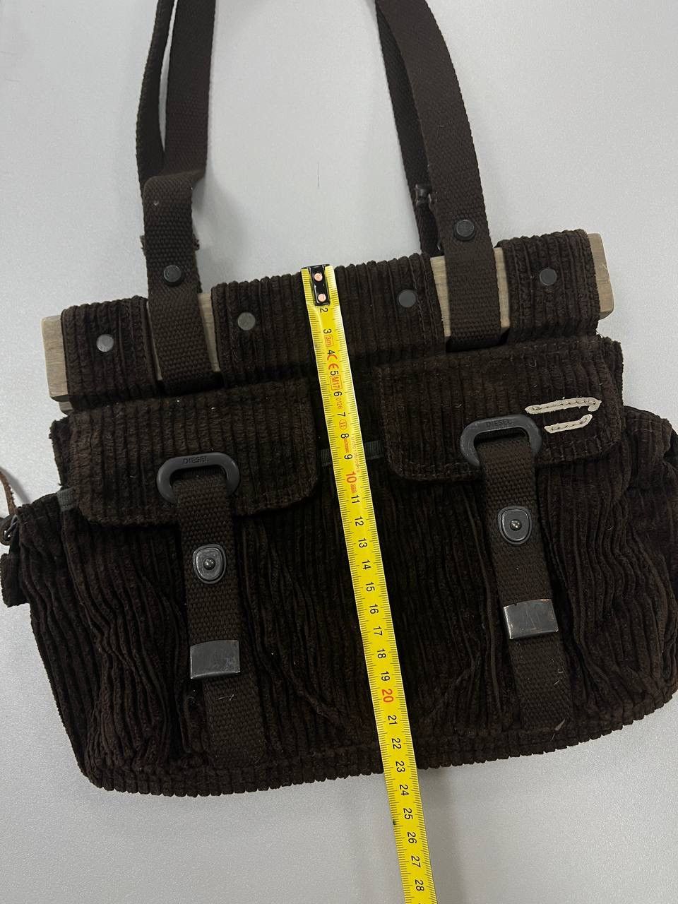 Diesel × Vintage Vintage Diesel y2k Velvet Logo Bag Size ONE SIZE - 9 Thumbnail