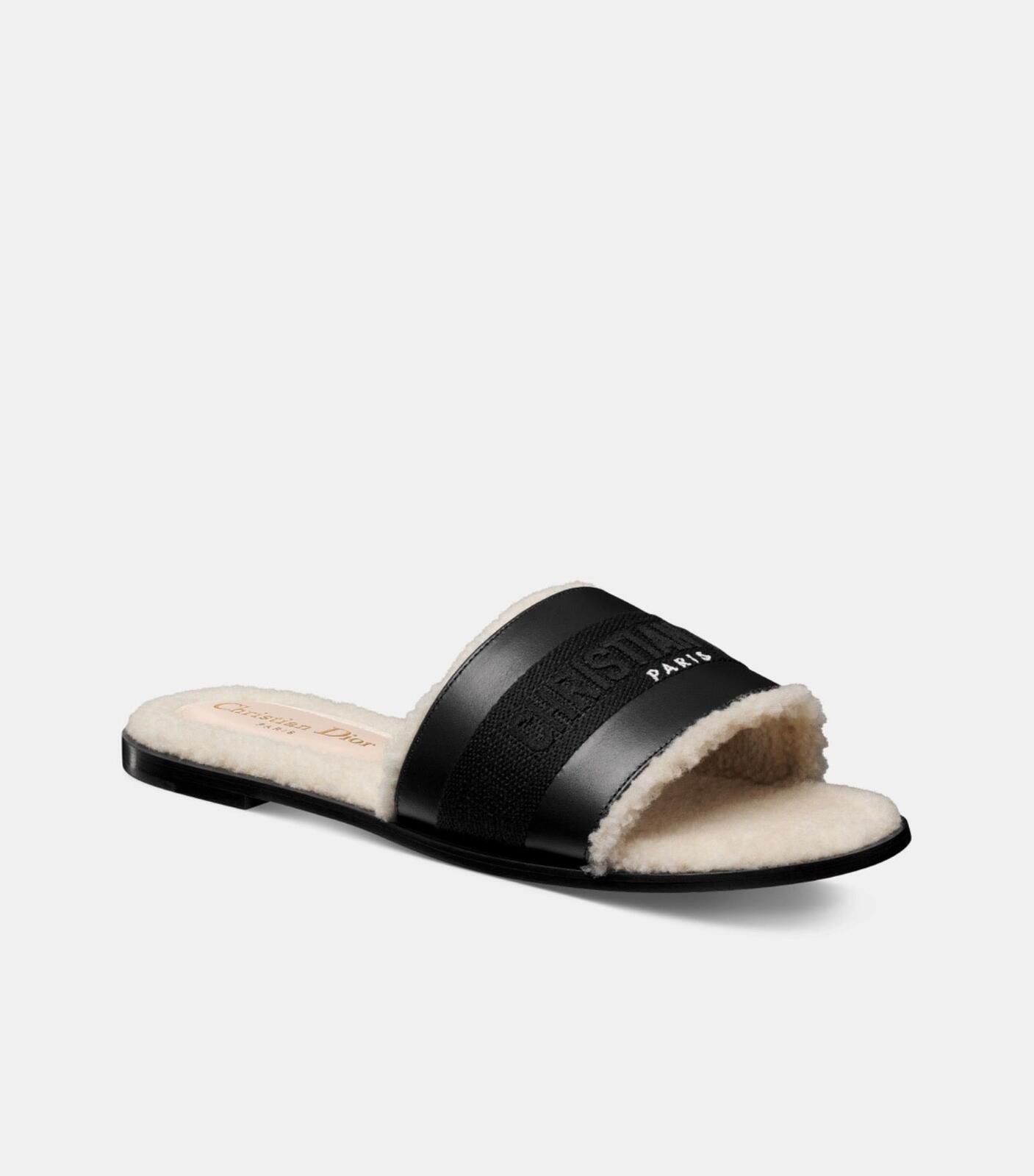 Dior Dior Dway Wool Slide Sandals Size US 7.5 / IT 37.5 - 2 Thumbnail
