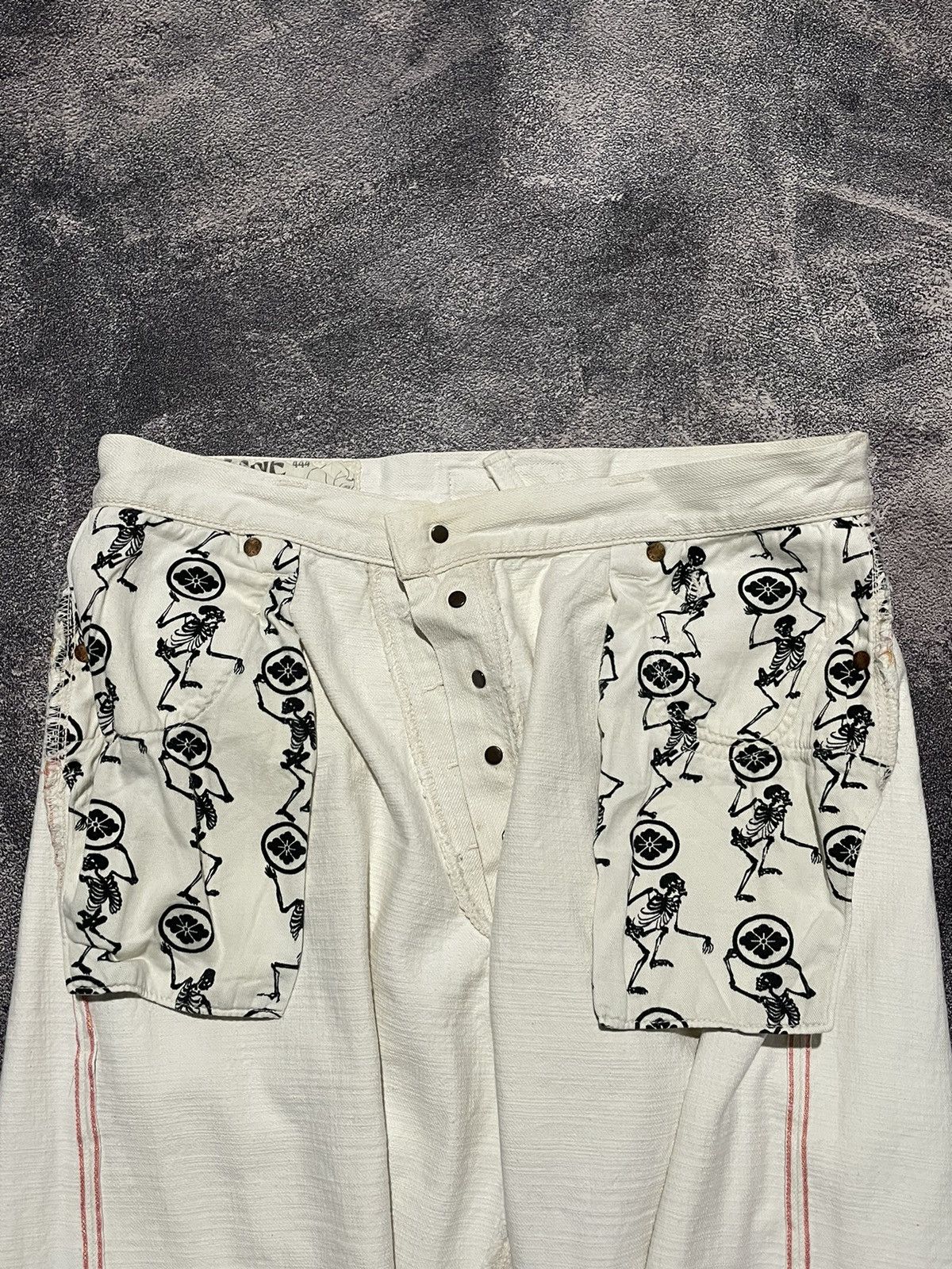 Evisu Evisu Yamane Denim White Selvedge Distresed Size US 34 / EU 50 - 10 Thumbnail