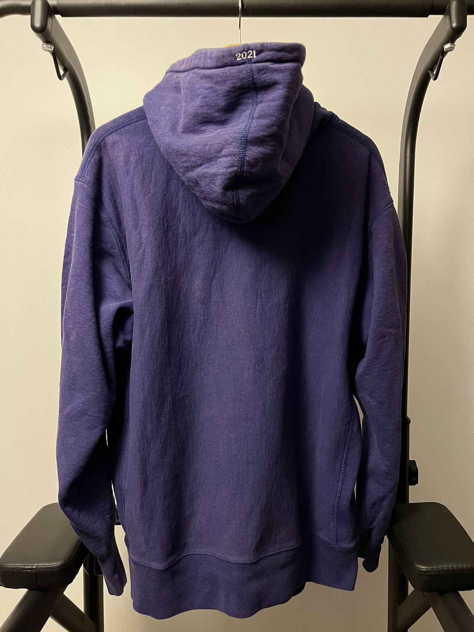 Supreme Supreme Box Logo Hoodie Washed Navy / Blue Medium FW21 Size US M / EU 48-50 / 2 - 4 Thumbnail