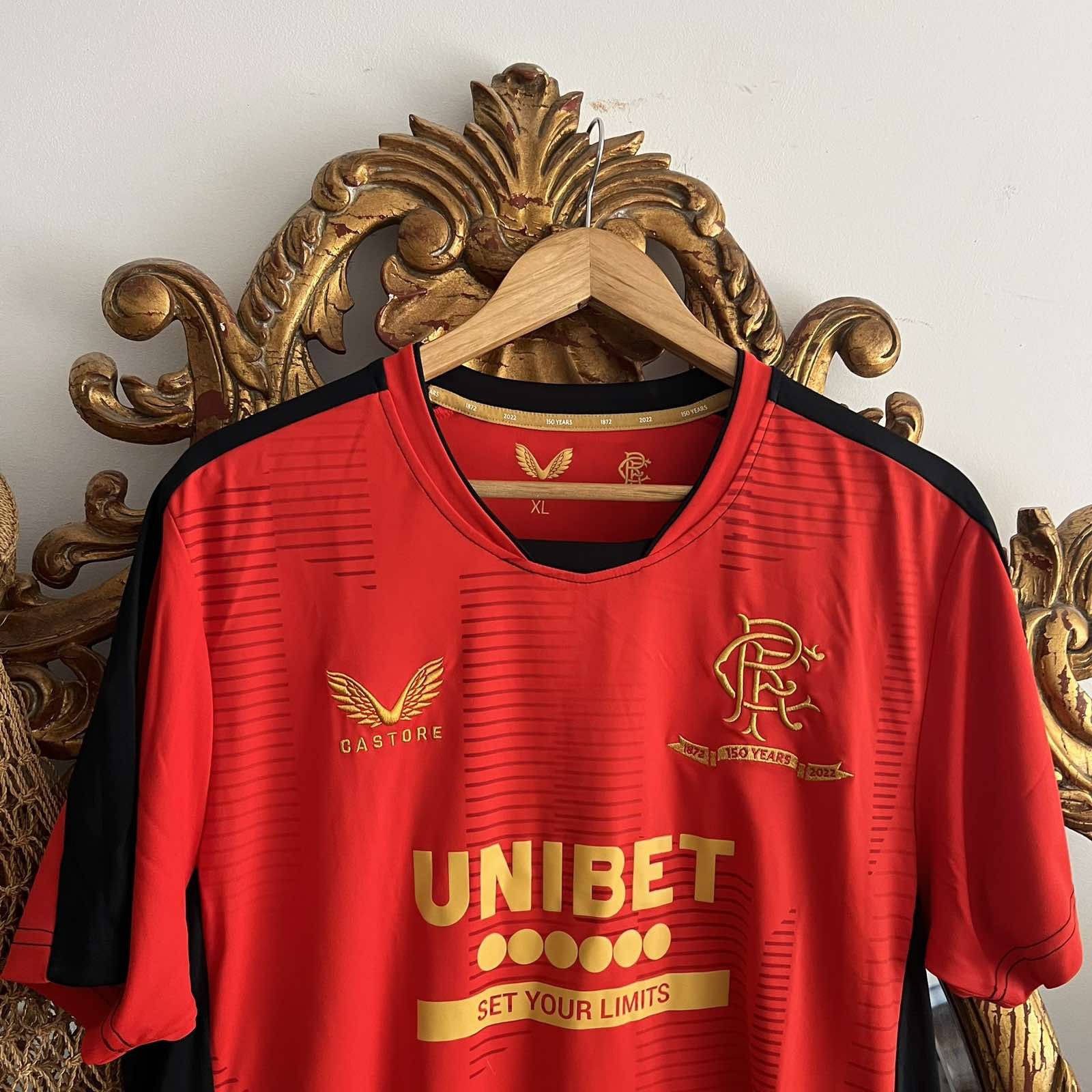 Castore Glasgow Rangers 2022 Pre-Match Shirt Soccer Jersey Castore Size US XL / EU 56 / 4 - 3 Thumbnail