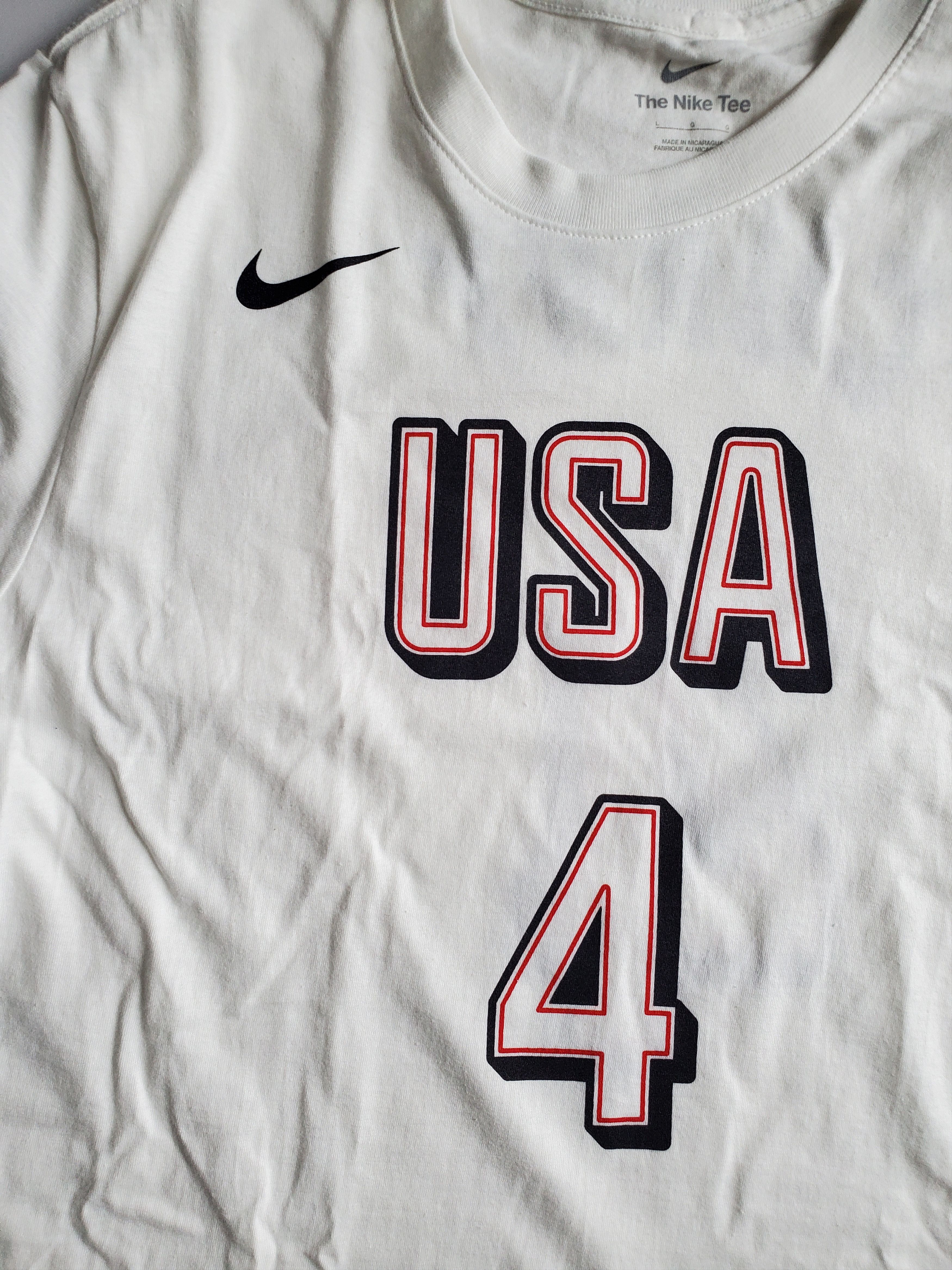 Nike NEW Nike Team USA Stephen Curry T-Shirt Sz Large Size US L / EU 52-54 / 3 - 3 Thumbnail