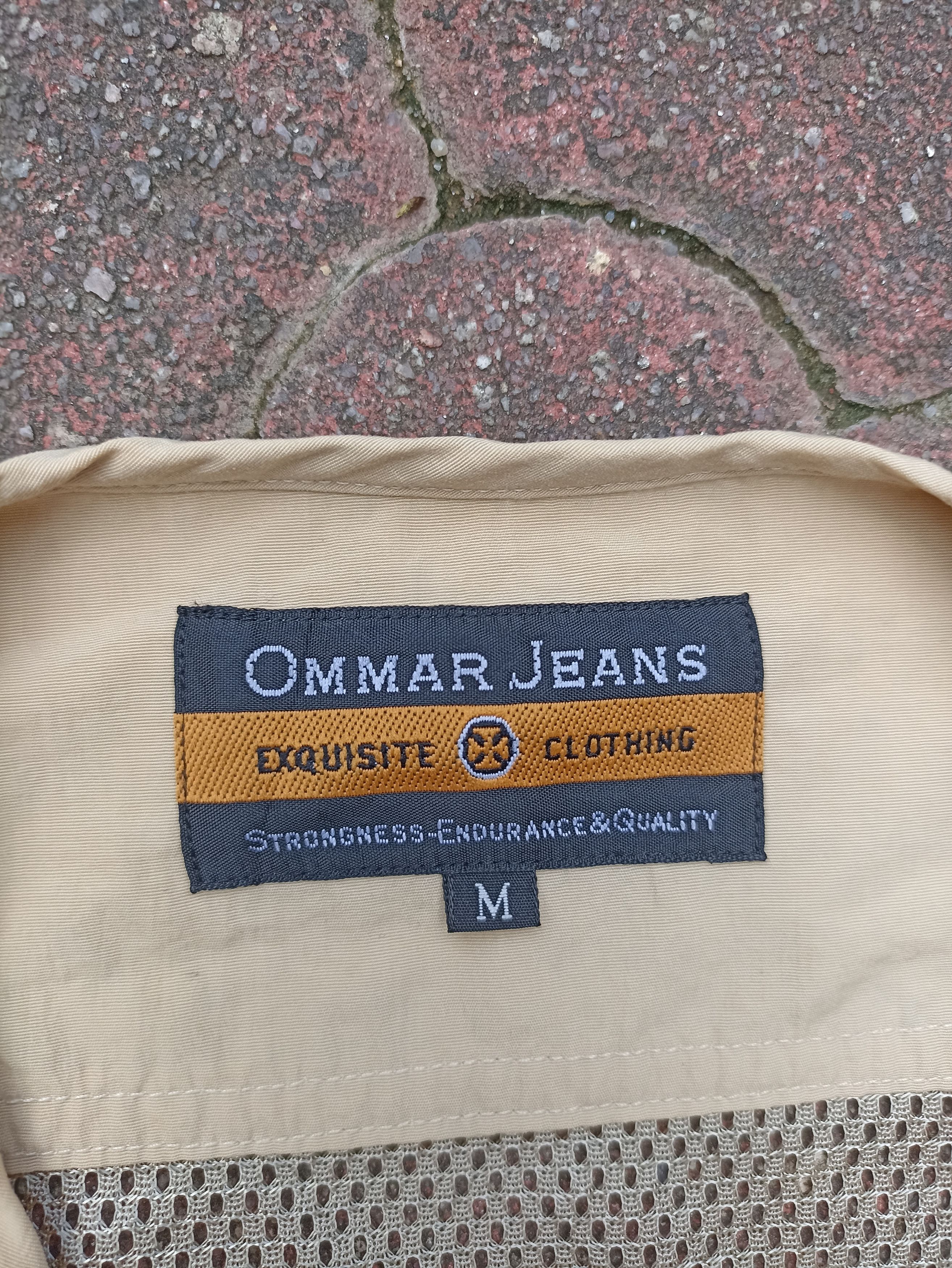 Japanese Brand Vintage Ommar Jeans Vest tactical series mesh design Size US M / EU 48-50 / 2 - 5 Thumbnail
