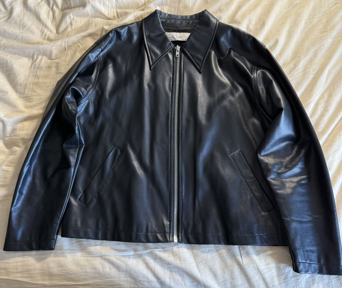 Designer × Streetwear × Stussy Stussy SS-Link Leather Bomber
