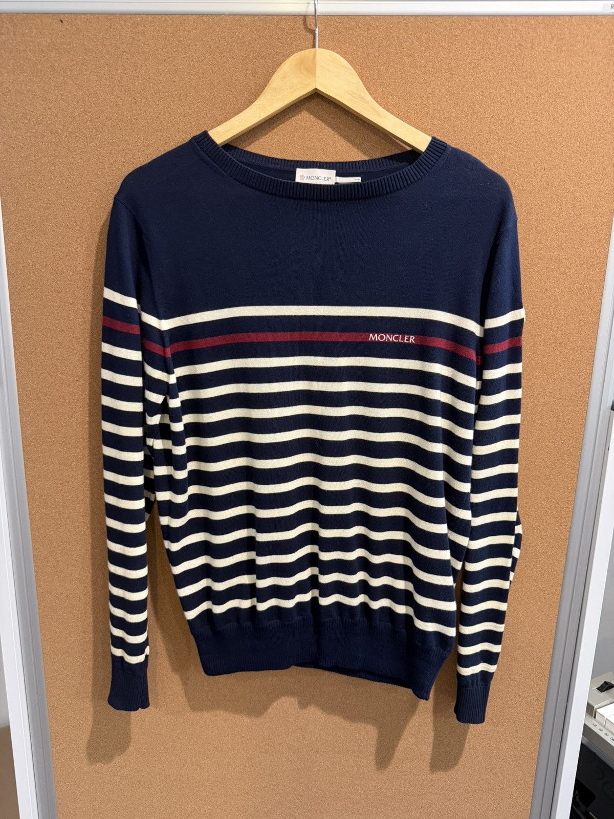 Moncler Moncler Cotton Sweater Size US M / EU 48-50 / 2 - 1 Thumbnail