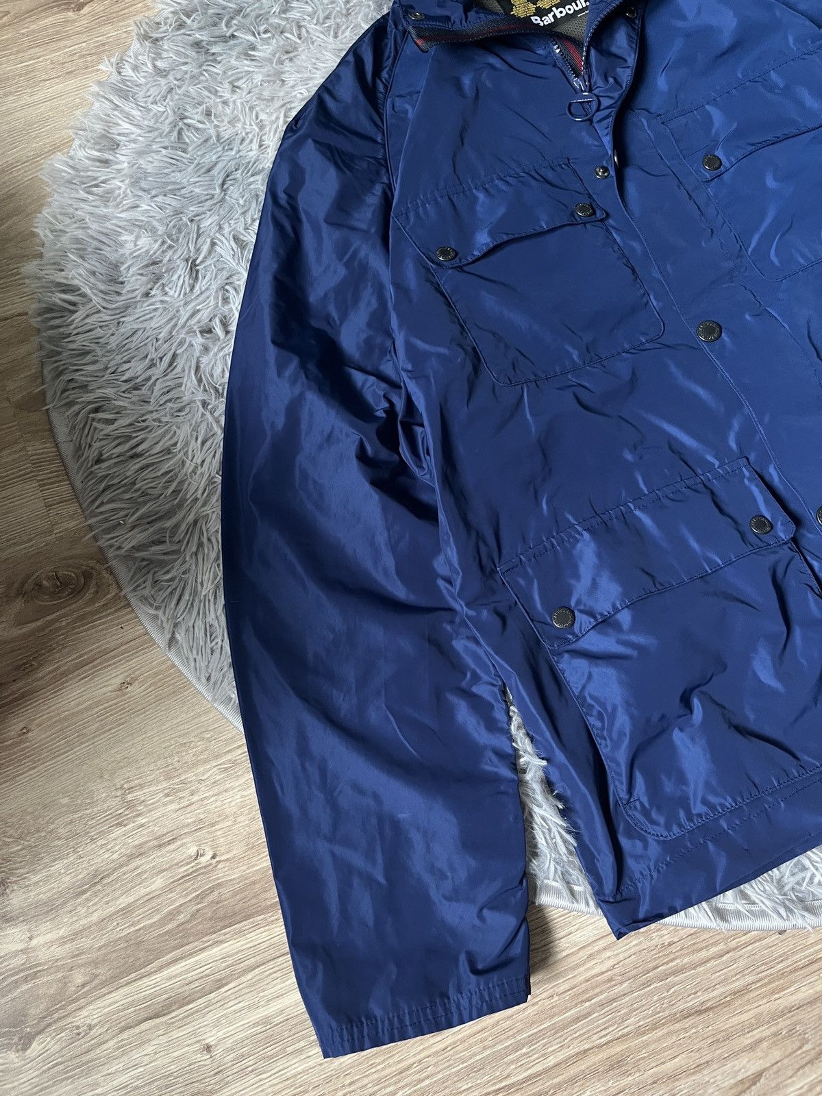 Barbour Barbour Inchkeith Men's Navy Blue Nautical Multipocket Field Jacket Size US XL / EU 56 / 4 - 3 Thumbnail