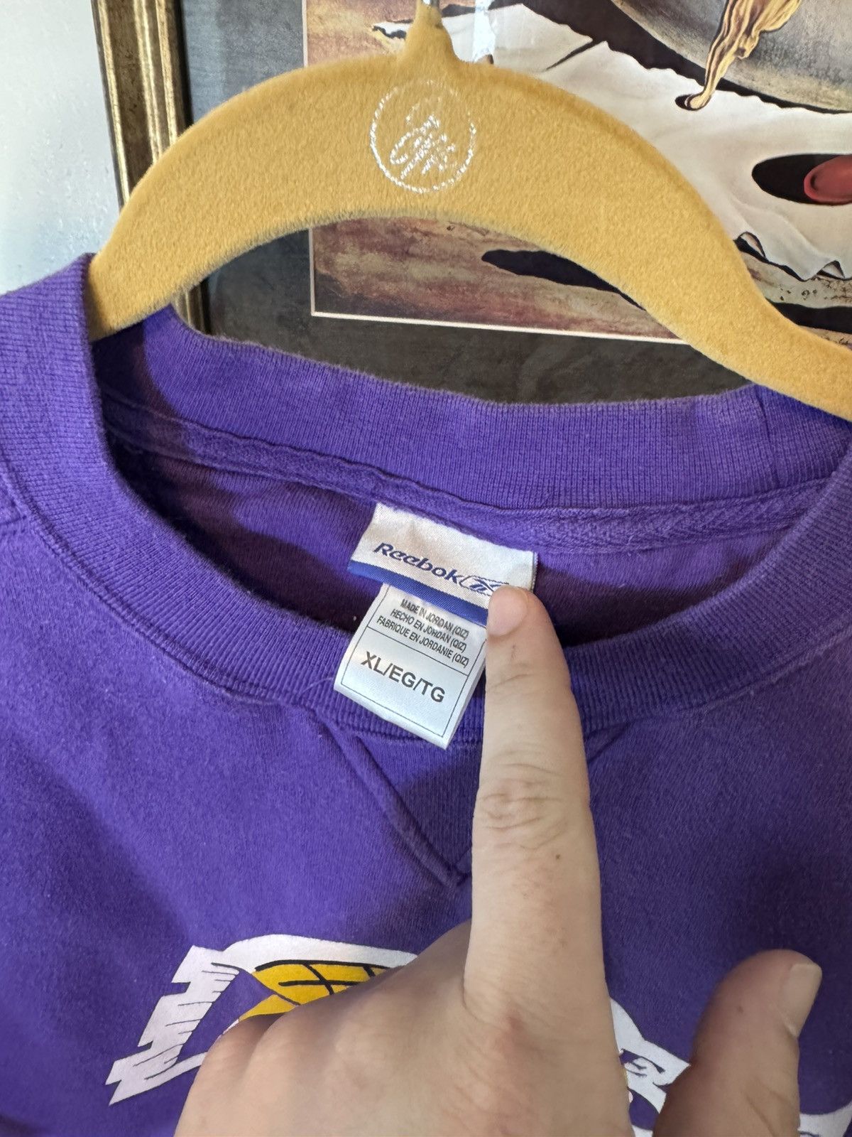 Reebok Vintage Los Angeles Lakers Sweatshirt Size US XL / EU 56 / 4 - 2 Thumbnail