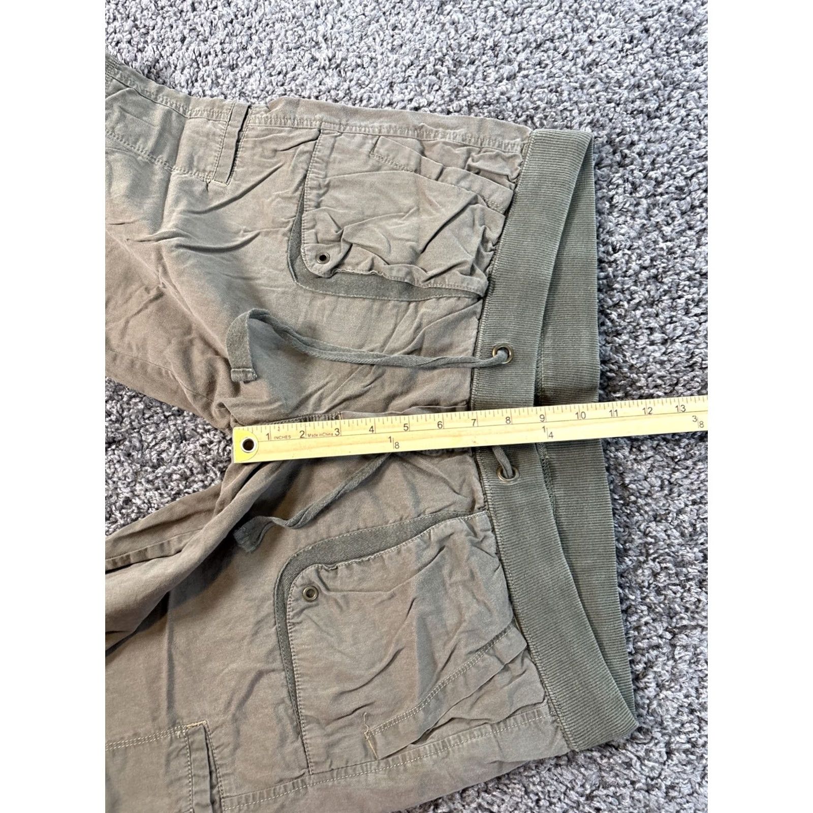 Old Navy VINTAGE Levis Old Navy Capri Jeans Womens L Low Rise Brown Cargo Baggy Y2K Relaxed Capris Ladies L Brown Levis Old Navy Capri Jeans Ladies L Brown Y2K Size 36" / US 14 / IT 50 - 5 Thumbnail