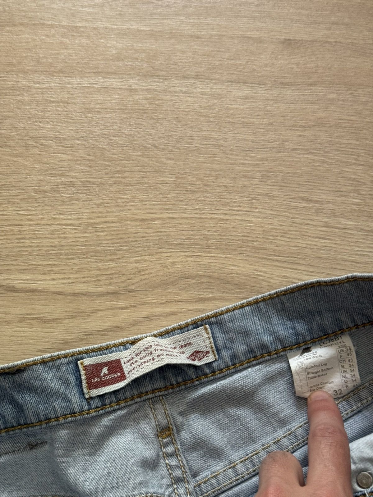 Japanese Brand Vintage Lee Cooper y2k Baggy Blue Jeans France Pants Size US 34 / EU 50 - 8 Thumbnail