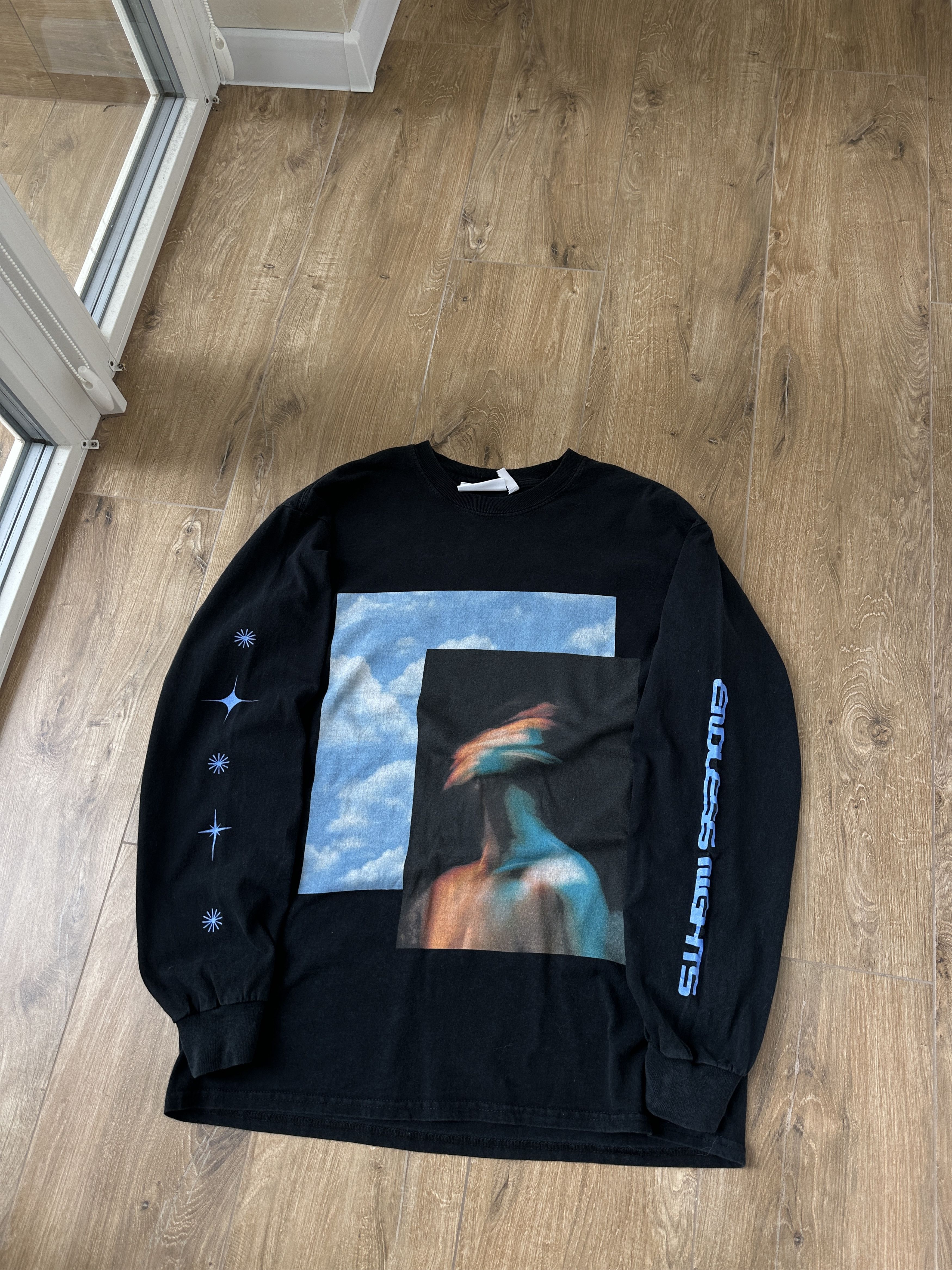 Japanese Brand Endless Nights Cotton men's Y2K Longsleeve t shirt Size: L Size US L / EU 52-54 / 3 - 1 Thumbnail