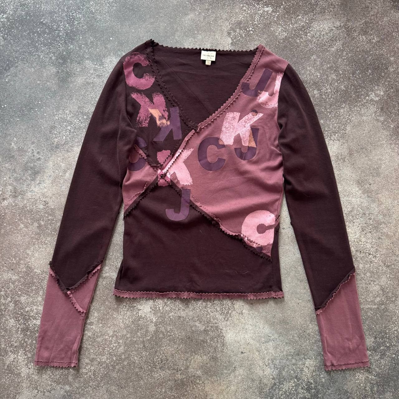 Calvin Klein 205W39NYC × Hysteric Glamour × Japanese Brand Calvin Klein Jeans Vintage Long Sleeve Top Size M / US 6-8 / IT 42-44 - 2 Thumbnail