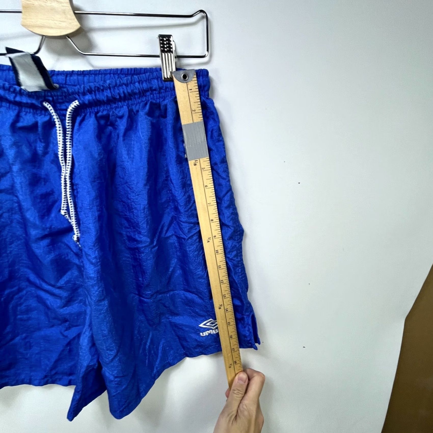 Umbro VINTAGE Umbro Soccer Shorts XL Men Athletic Blue 90s Sports Hip Hop Skull Drawstring Size US 36 / EU 52 - 6 Thumbnail