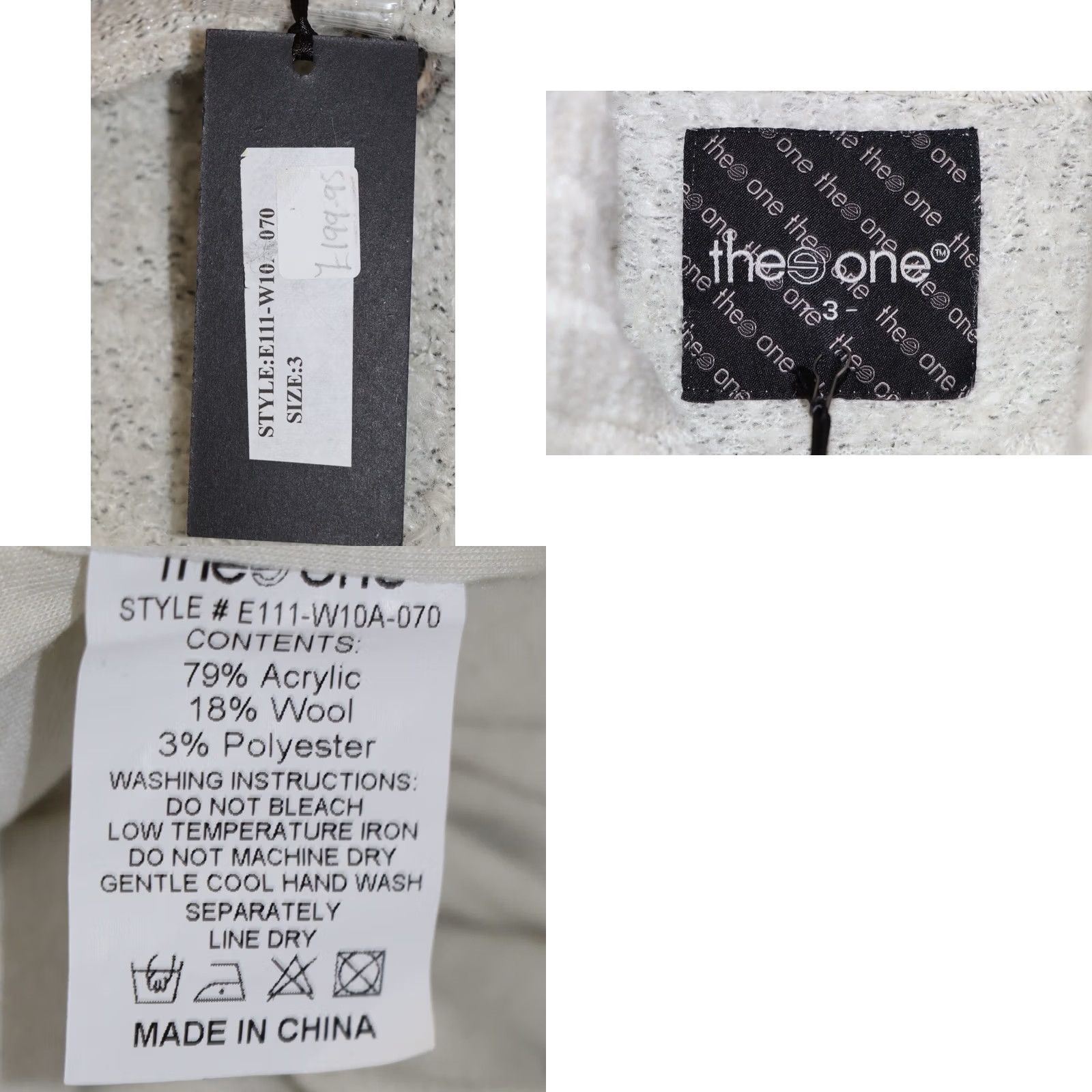 Vintage VINTAGE Thee One Cardigan Jacket Size Medium Womens Button Up Rare New With Defect Size M / US 6-8 / IT 42-44 - 8 Thumbnail