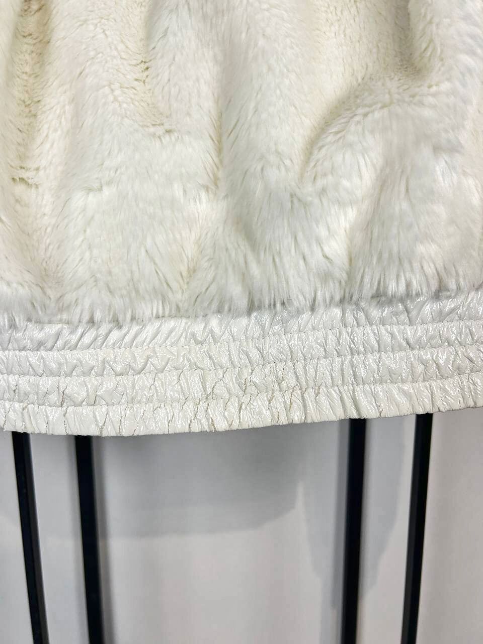 Japanese Brand Cropped Faux Fur Jacket White Soft Girl Coquette Y2K Core Size US S / EU 44-46 / 1 - 12 Thumbnail