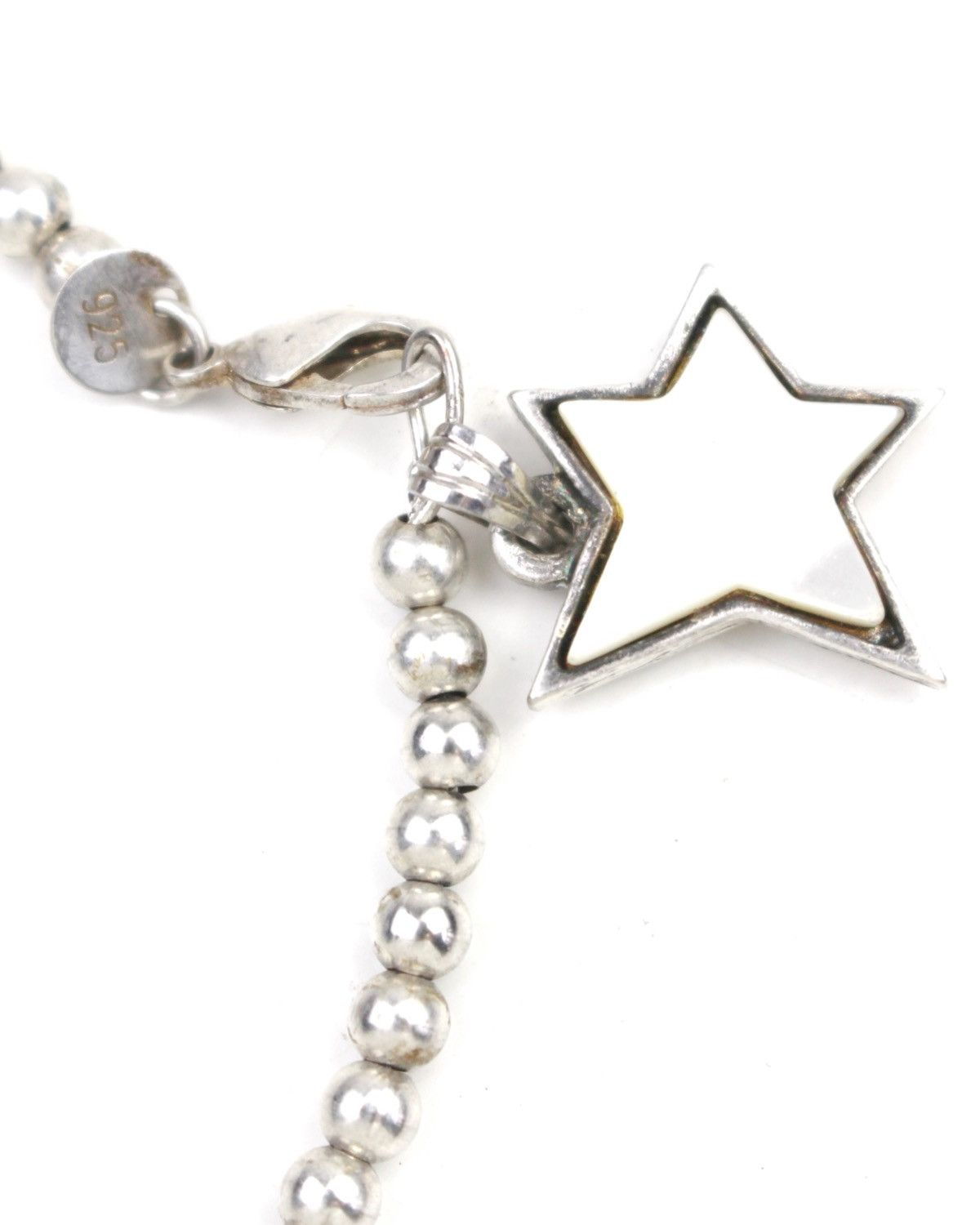 Hysteric Glamour 2000S KENZO JAPAN PEARL STAR CHARM SILVER CHAIN BRACELET Size ONE SIZE - 3 Thumbnail