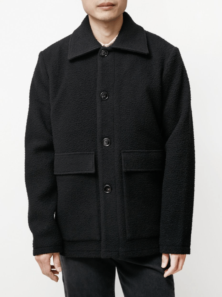 Sefr Sefr Keith wool jacket Casentino black size S Size US S / EU 44-46 / 1 - 3 Thumbnail