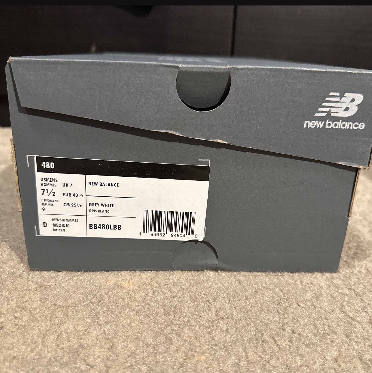 New Balance Grey white New Balance Size US 7.5 / EU 40-41 - 7 Thumbnail