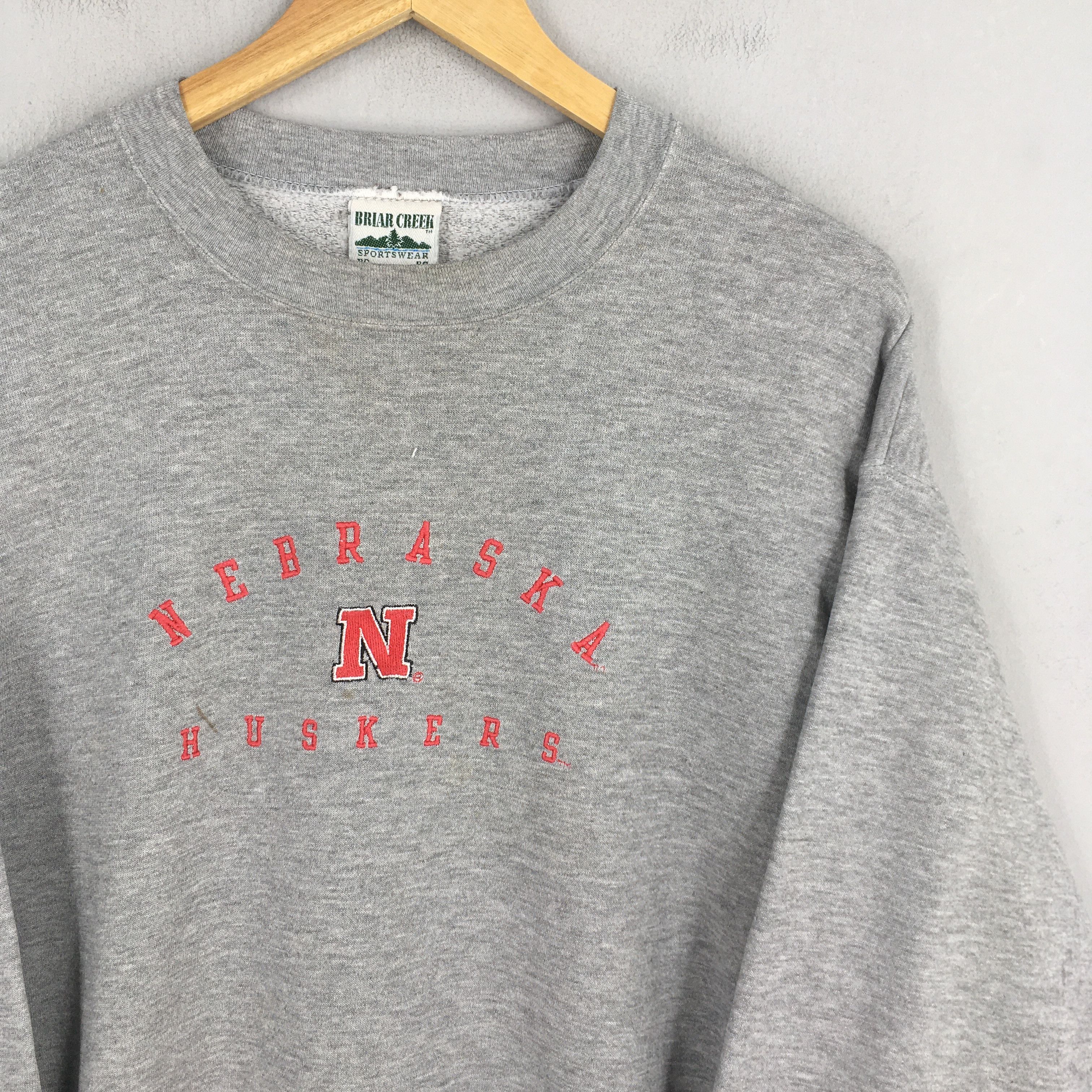 NCAA × Vintage Vintage Nebraska Huskers Football Sweatshirt Medium Size US M / EU 48-50 / 2 - 2 Thumbnail