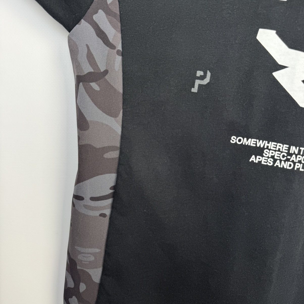 Aape Aape By a Bathing Ape Black T-Shirt Big Logo Tee Crew Neck Size US L / EU 52-54 / 3 - 20 Thumbnail