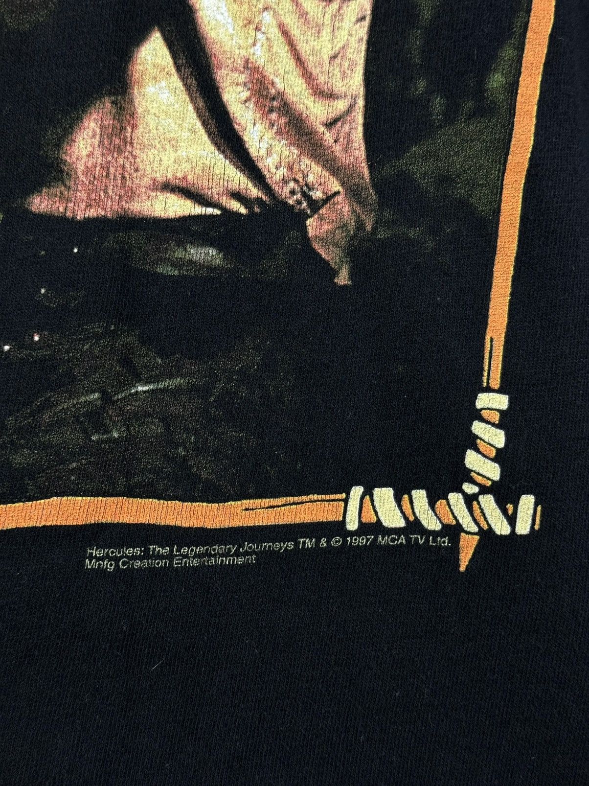 Vintage HERCULES The Legendary Journeys 1997 Vintage T-Shirt Size US XL / EU 56 / 4 - 7 Thumbnail