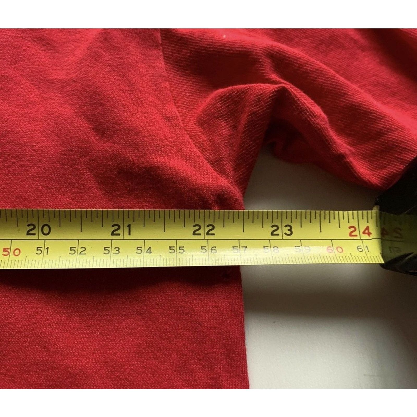 Nike × Vintage Vintage 90s Nike Air T Shirt Swoosh Basic Large Red Rare Size US L / EU 52-54 / 3 - 5 Thumbnail