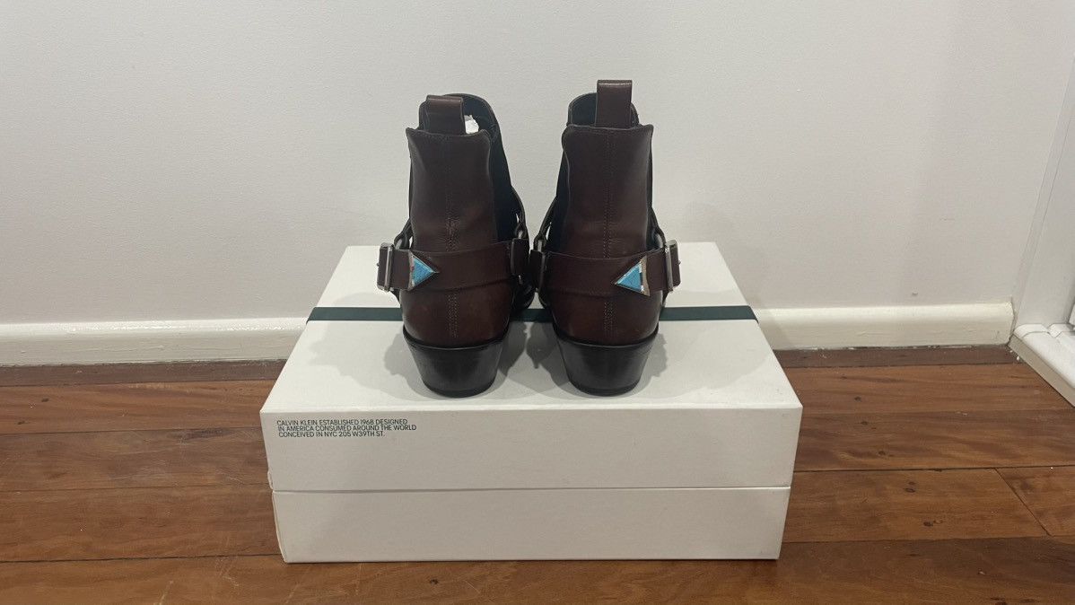Calvin Klein 205W39NYC Calvin Klein 205W39NYC Brown Harness Boots Size US 8.5 / EU 41-42 - 6 Thumbnail