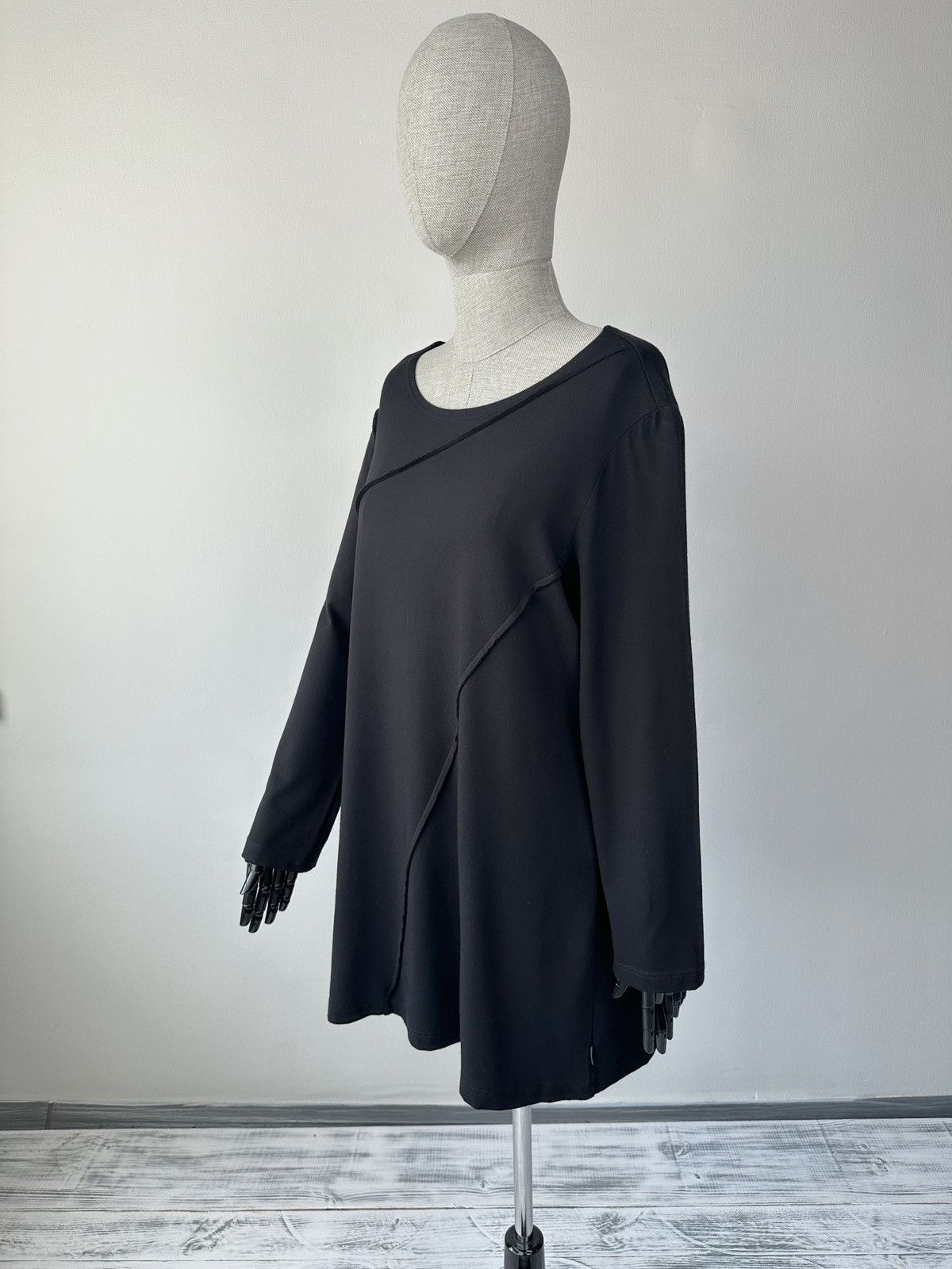 OSKA OSKA Minimalist Geometric Viscose Oversized Tunic Top Size 4 Size XL / US 12-14 / IT 48-50 - 3 Thumbnail