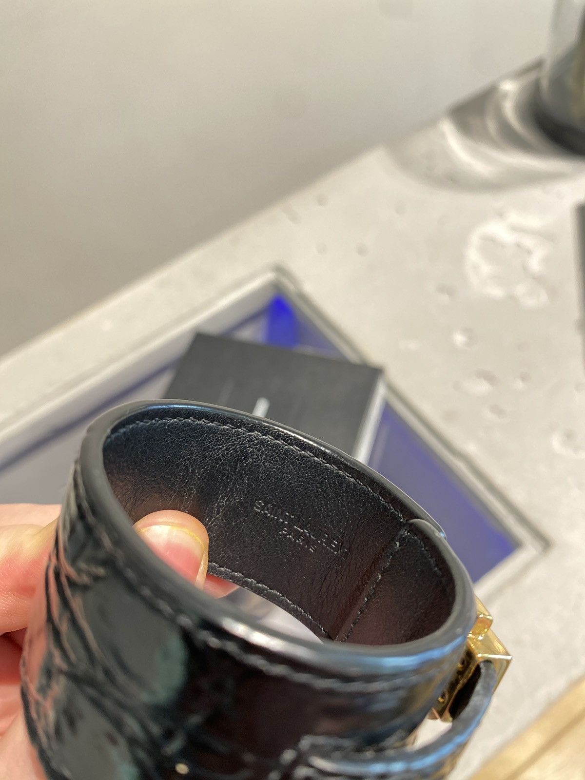 Saint Laurent Paris BNWT Saint Laurent Croco Bracelet Size ONE SIZE - 5 Thumbnail