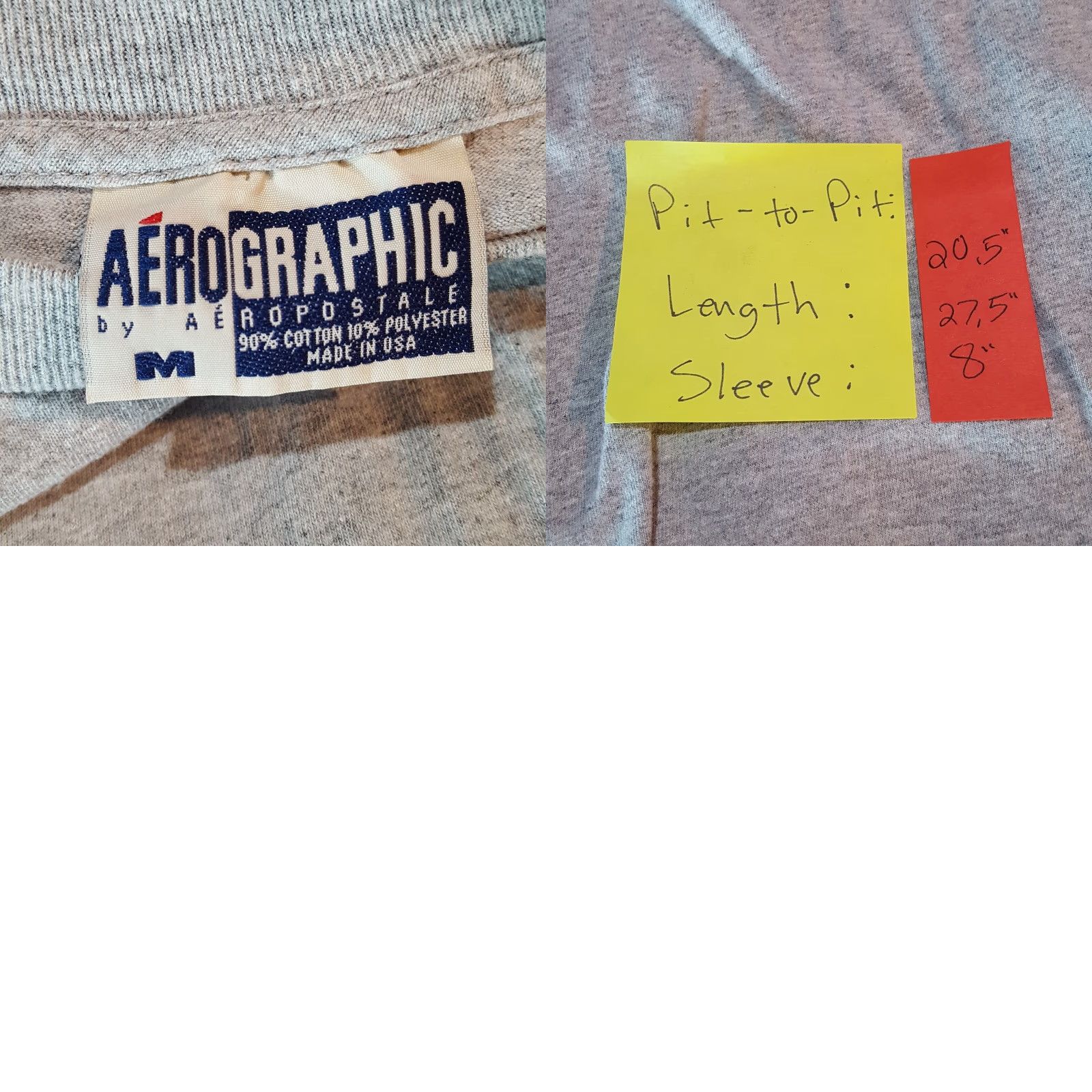 Aeropostale VINTAGE Aeropostale Skateboarding Skate Expo USA Size M Gray T Shirt Size US M / EU 48-50 / 2 - 8 Thumbnail