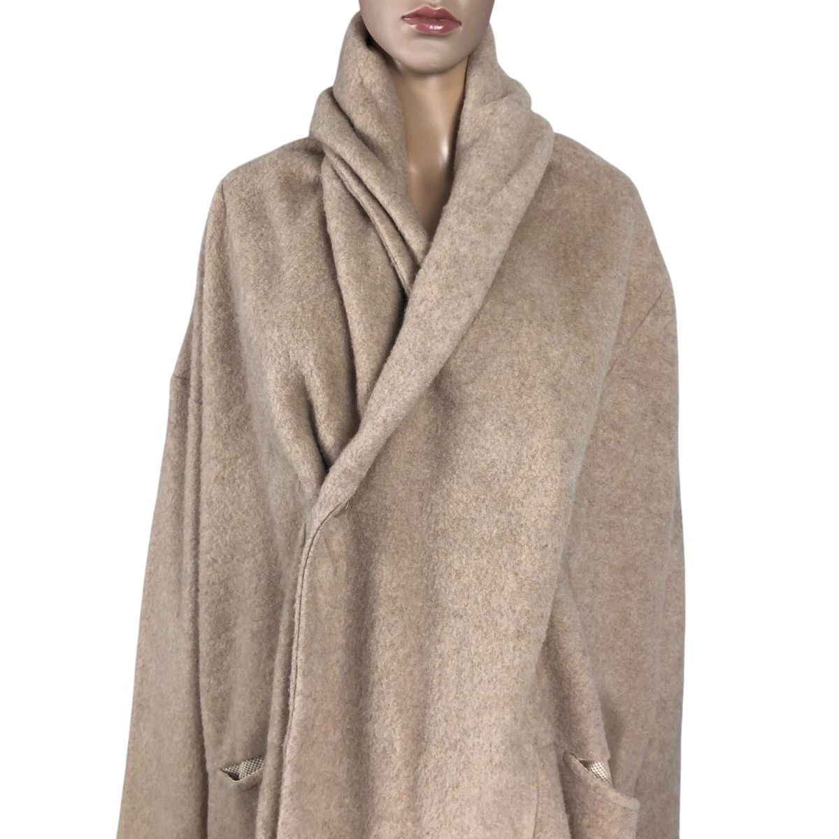 gomme Vintage Gomme Poncho Coat Double Breasted Size M / US 6-8 / IT 42-44 - 5 Thumbnail