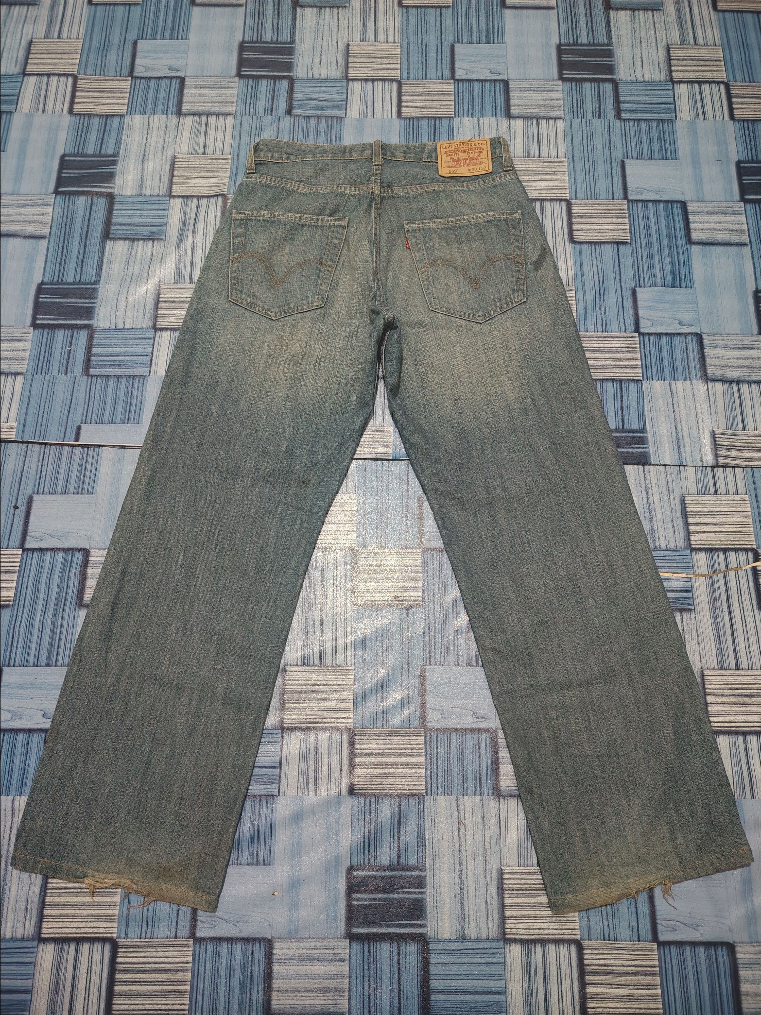 Levi's Japanese Levi's Loose Straight Distressed Denim Size US 30 / EU 46 - 13 Thumbnail