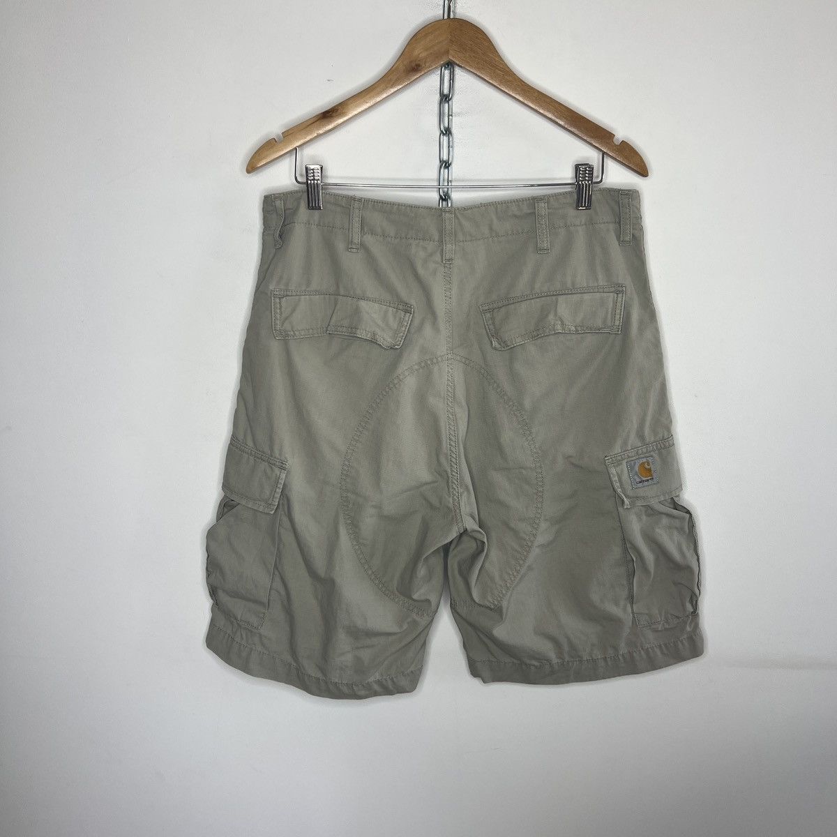 Carhartt Essential Vintage Y2K Carhartt Workwear Cargo Shorts Skater Size US 34 / EU 50 - 5 Thumbnail