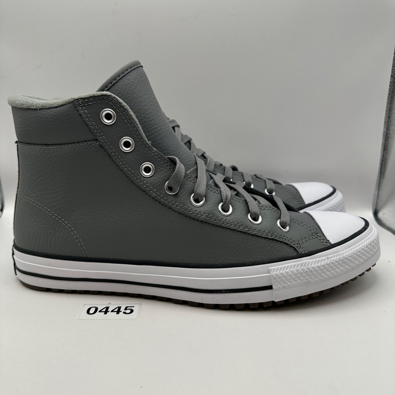 Converse CONVERSE Mens' 11 All Star Hi Top Leather Gray Winterized Size US 11 / EU 44 - 2 Thumbnail