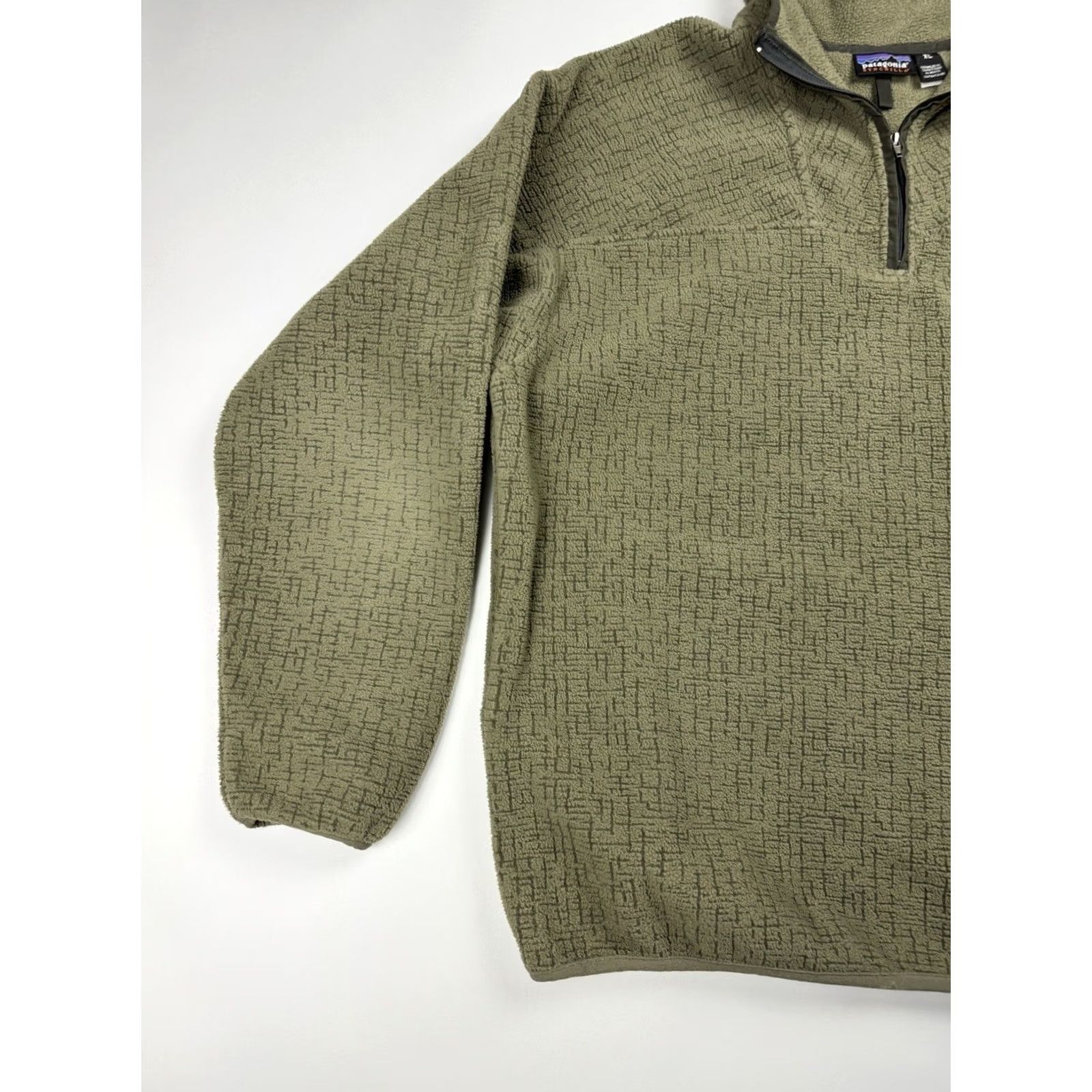 Patagonia VINTAGE Patagonia Synchilla 1/4 Zip Pullover Jacket XL Green Fleece Jacket Men Pullover Zip 1/4 Zip Casual Workwear 2001 Fall Synchilla Size US XL / EU 56 / 4 - 3 Thumbnail