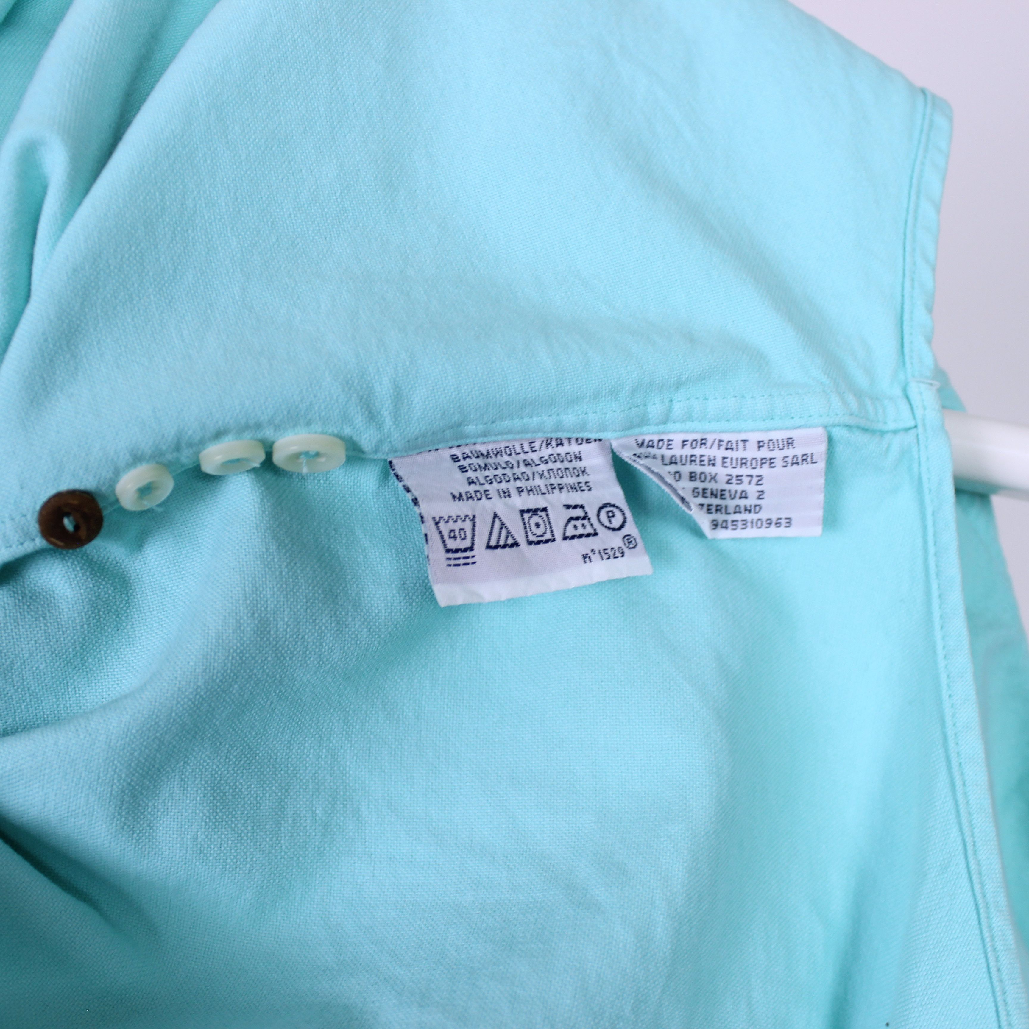 Polo Ralph Lauren Polo Ralph Lauren Shirt S Slim Fit cotton Blue Button Ups Size US S / EU 44-46 / 1 - 4 Thumbnail
