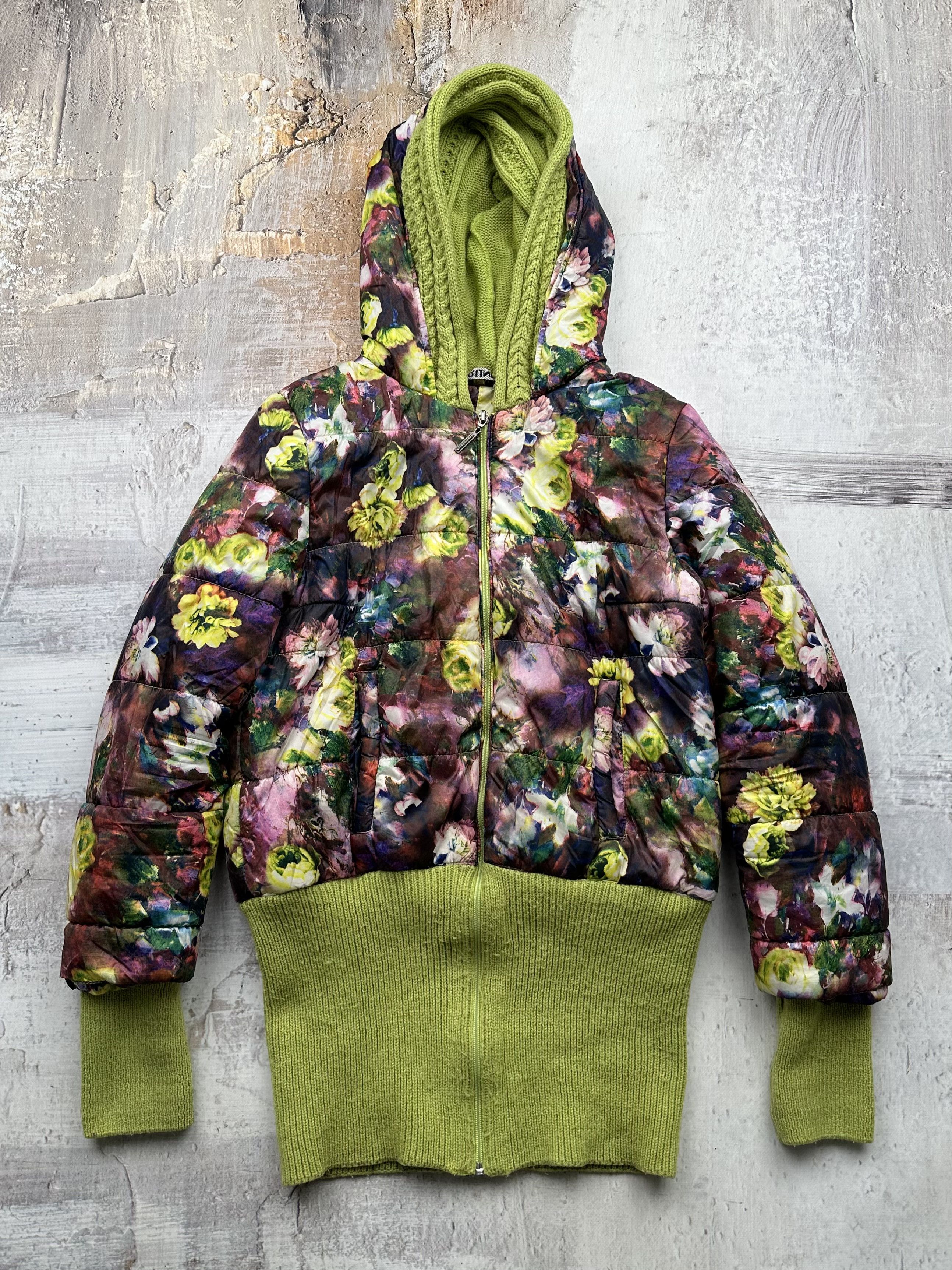 image of Avant Garde Vintage Printed Jacket, Women's (Size Medium)