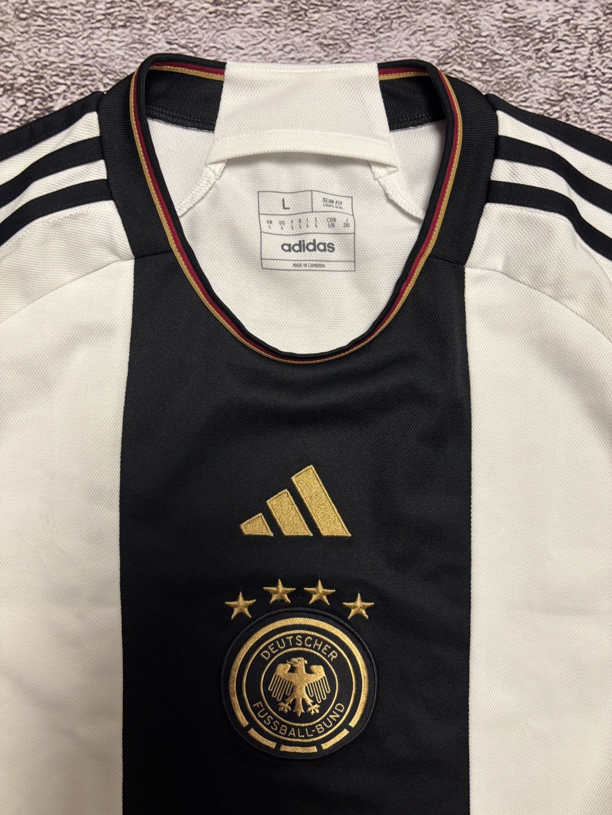 Adidas Adidas Germany Home 2022 Jersey Size US L / EU 52-54 / 3 - 2 Thumbnail