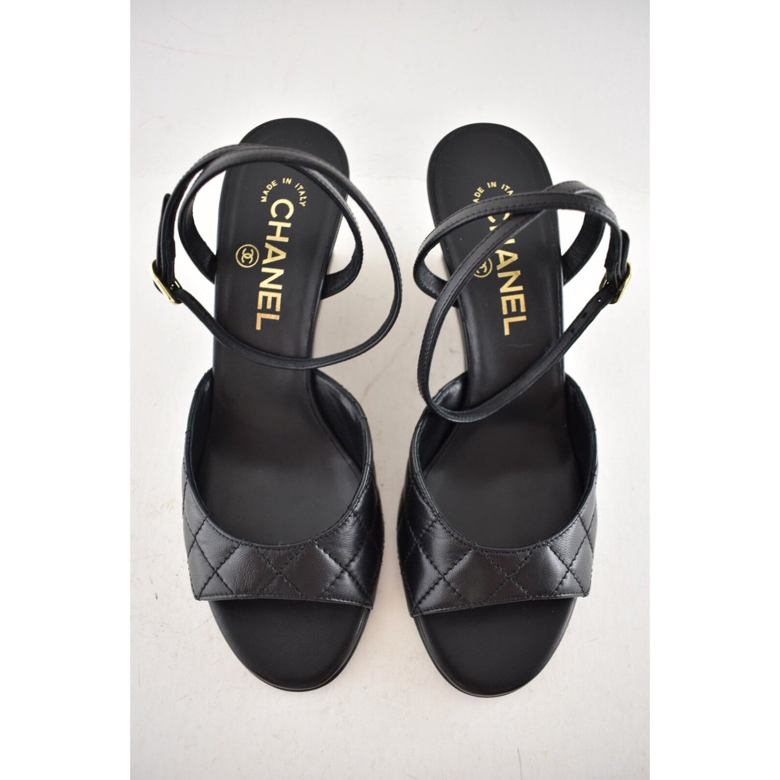 Chanel Chanel 24C Black Quilted Lambskin CC Crystal Logo Ankle Size US 8 / IT 38 - 7 Thumbnail
