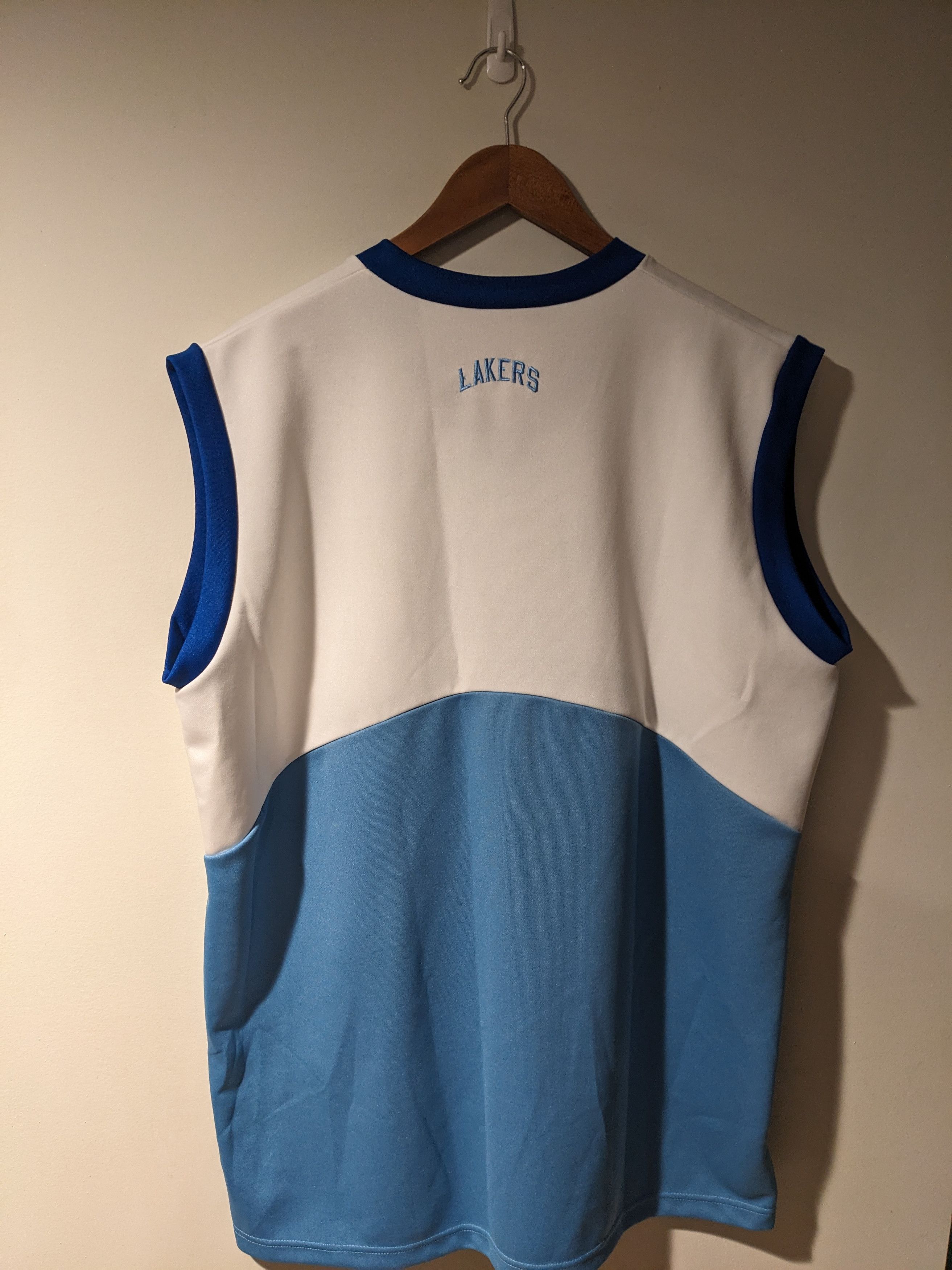 NBA × Vintage Vintage 90s Los Angeles Lakers Hardwood Basketball Jersey Size US L / EU 52-54 / 3 - 5 Thumbnail
