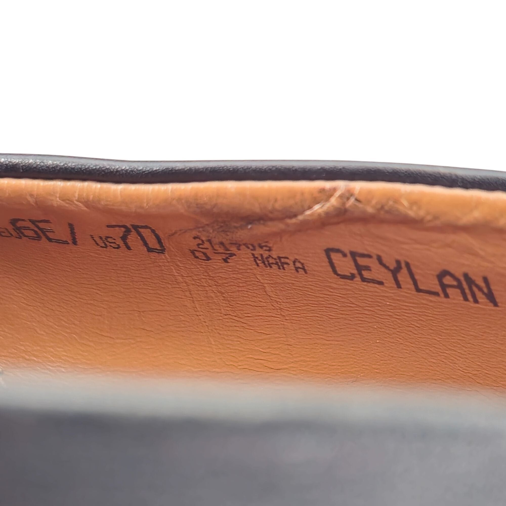 Bally Bally Switzerland Men's size 7D Black Leather Logo Plate Bit Size US 7 / EU 40 - 5 Thumbnail