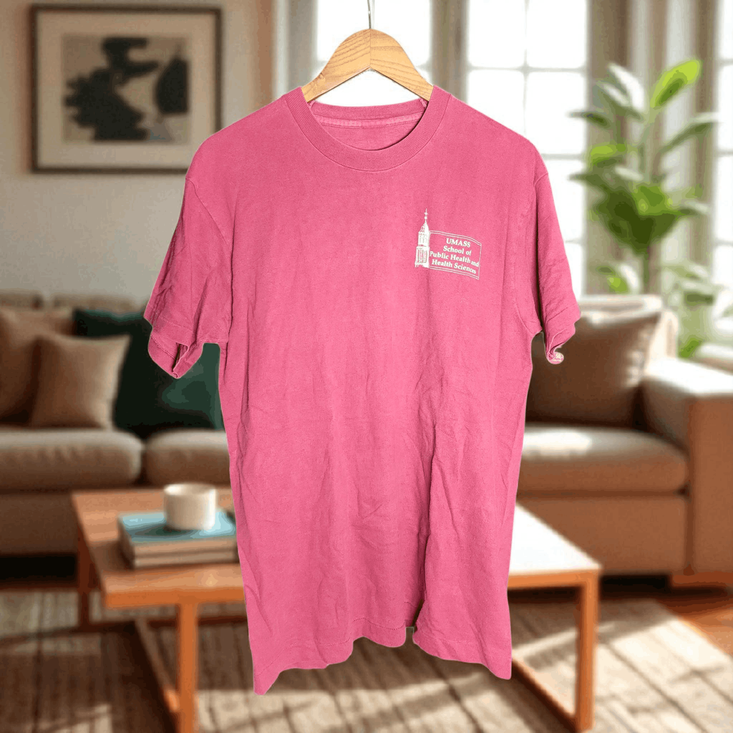 Vintage Rare Vintage 90s UMass Amherst Massachusetts shirt tees Size US L / EU 52-54 / 3 - 3 Thumbnail