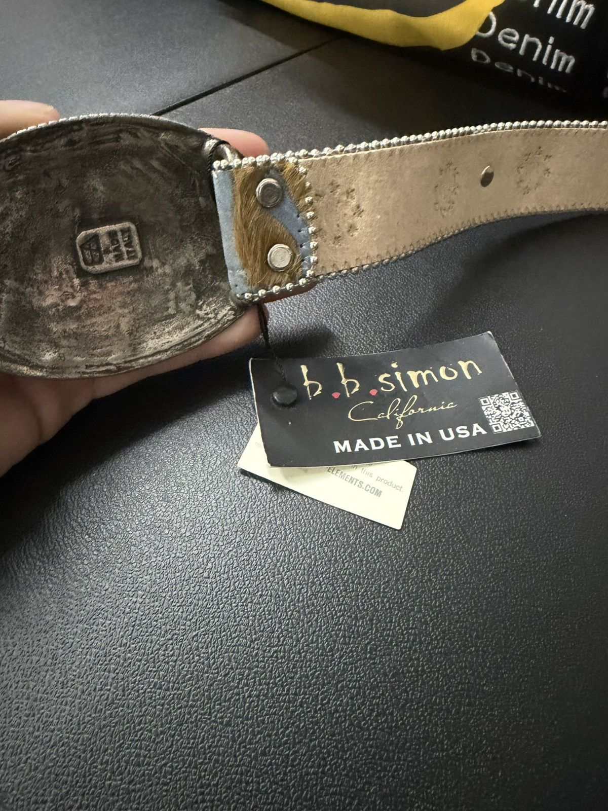B.B. Simon B.B. Simon Swaroski Belt Size 32 - 2 Thumbnail