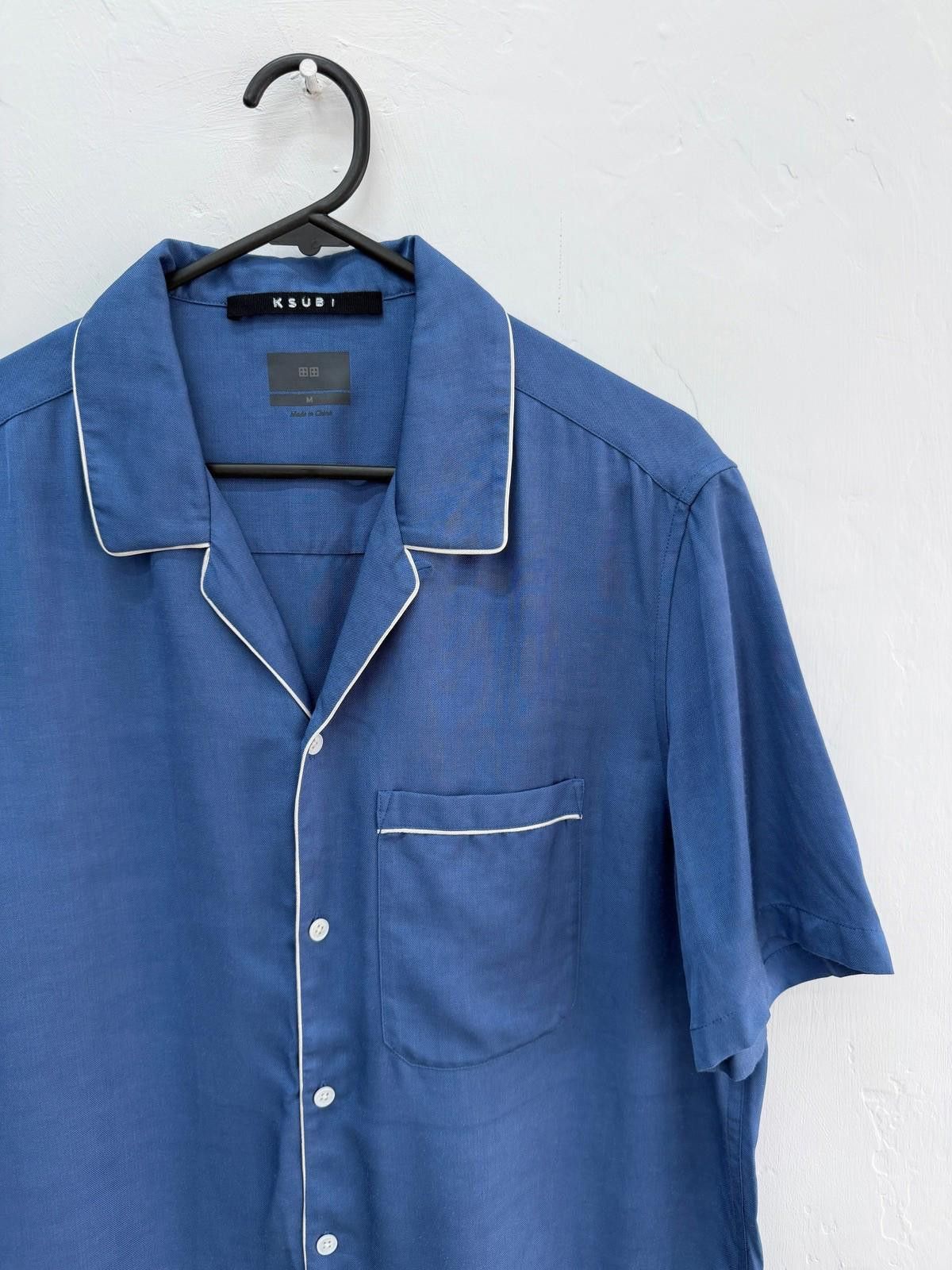 Ksubi new ksubi medium m short sleeve resort shirt downtown blue Size US M / EU 48-50 / 2 - 2 Thumbnail