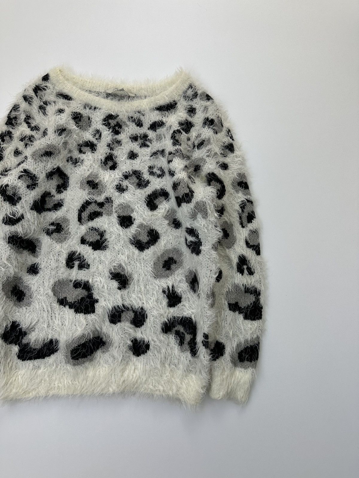 Japanese Brand Faux Fur Style Women’s Swearer Plaid White Size M / US 6-8 / IT 42-44 - 4 Thumbnail