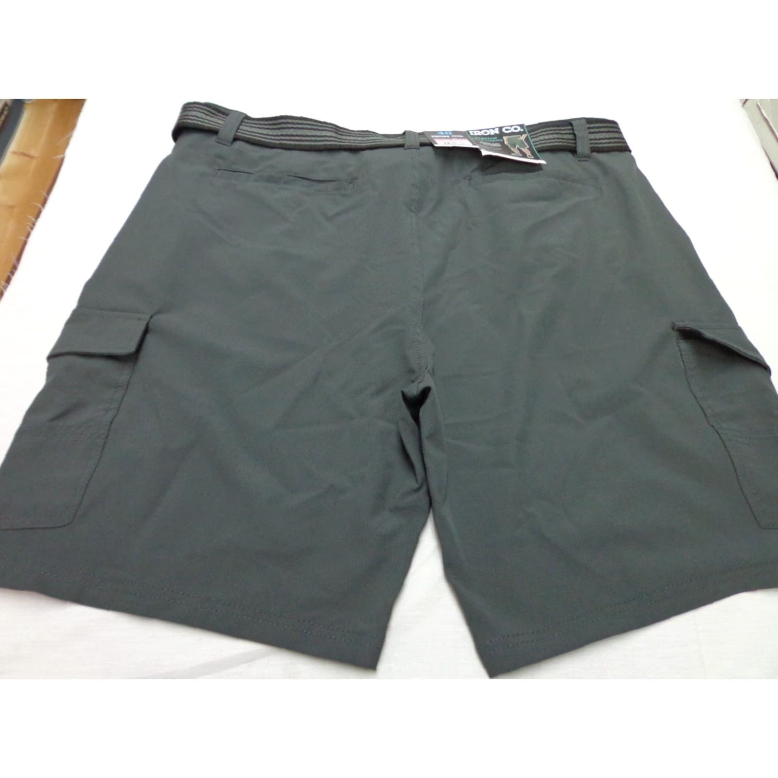 Vintage IRON CO. Warder Stretch Tech Cargo Belted Shorts Surf Grey Size 40 NEW Size US 40 / EU 56 - 3 Thumbnail