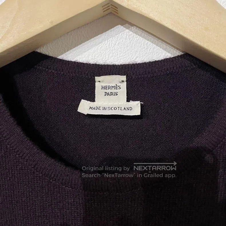 Hermes Hermes 100% Cashmere Sleeveless Knit Vest Size XS / US 0-2 / IT 36-38 - 3 Thumbnail